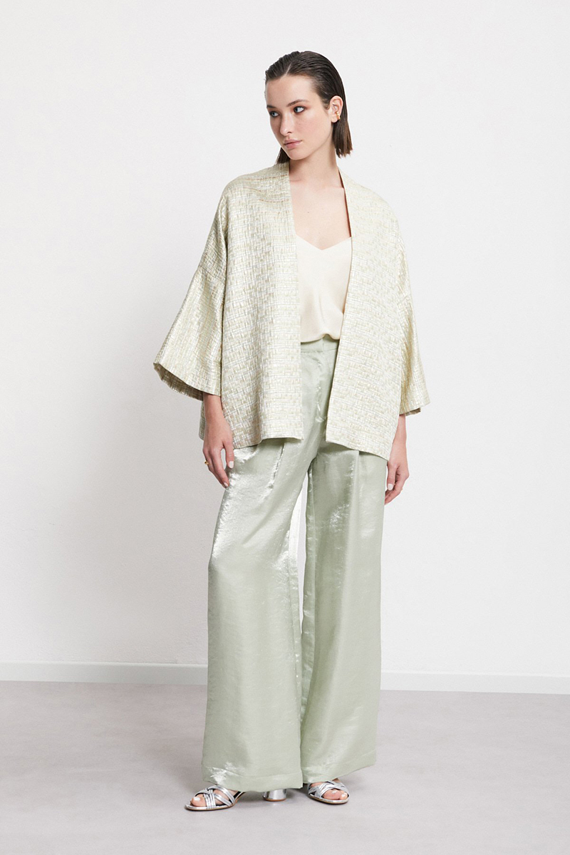 Otto d'Ame jacket bruin/beige-1 2