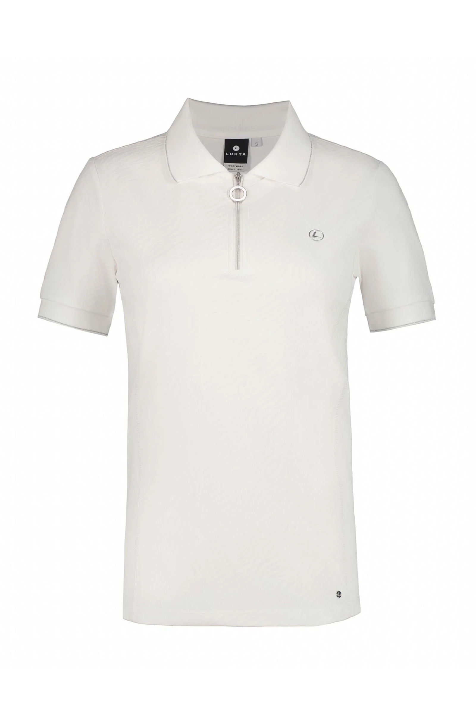 Tennis dames polo wit