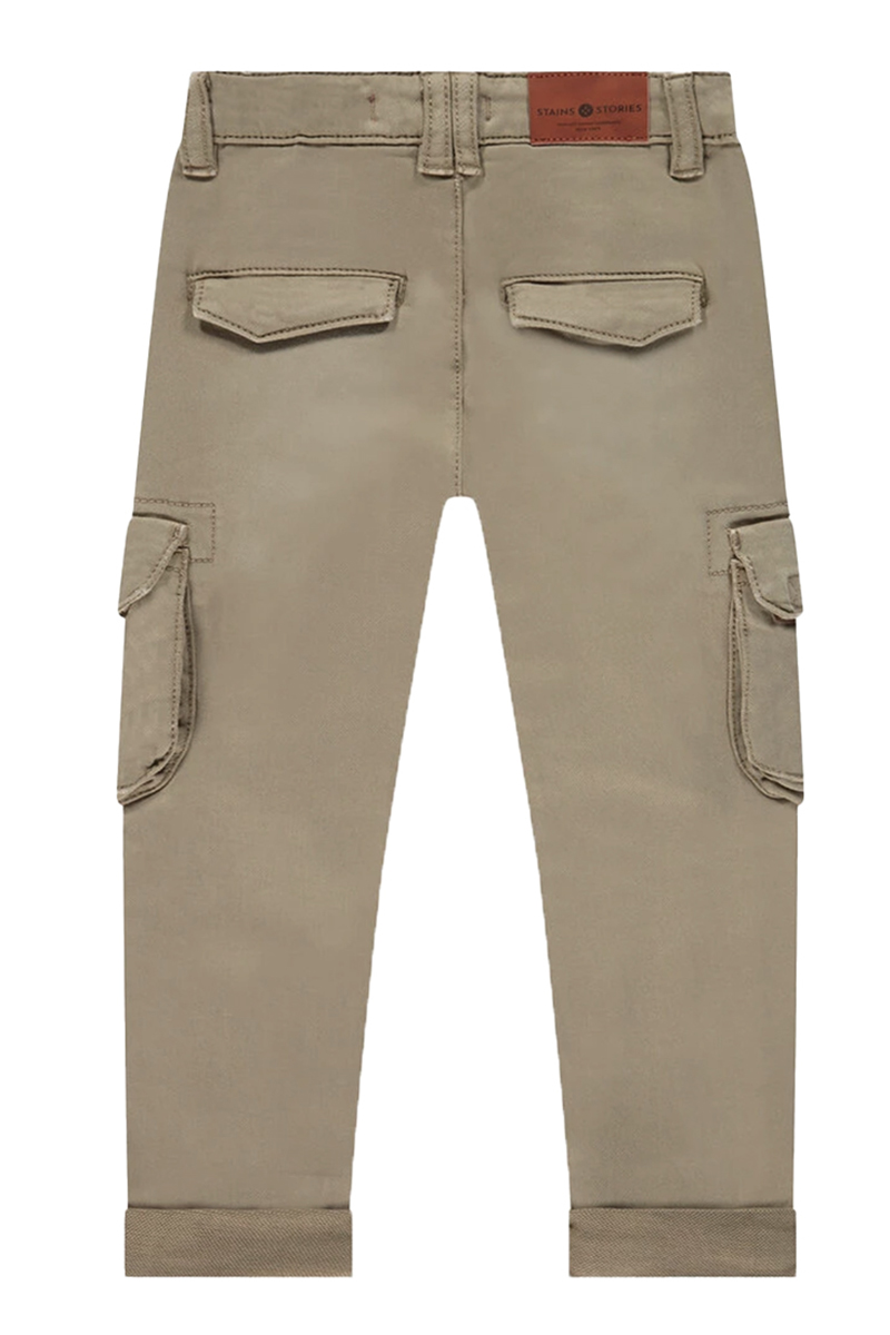 Stains and Stories Boys workerpants bruin/beige-1 2