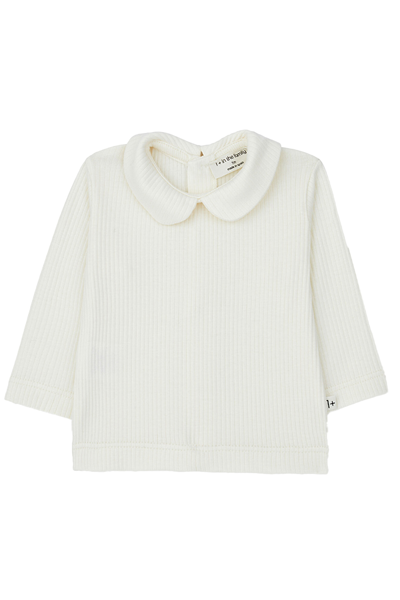 Baby t-shirt lange mouw ecru