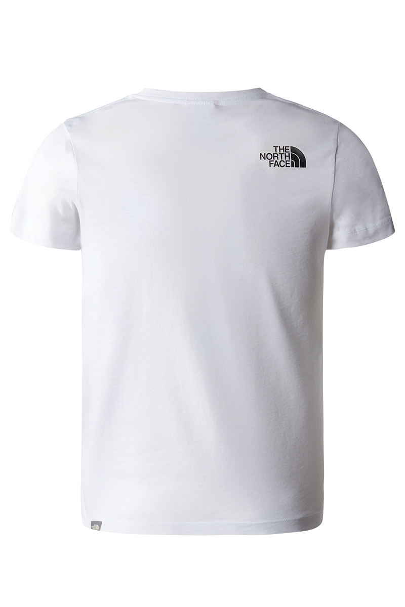 The North Face TEEN S/S SIMPLE DOME TEE Wit-1 2
