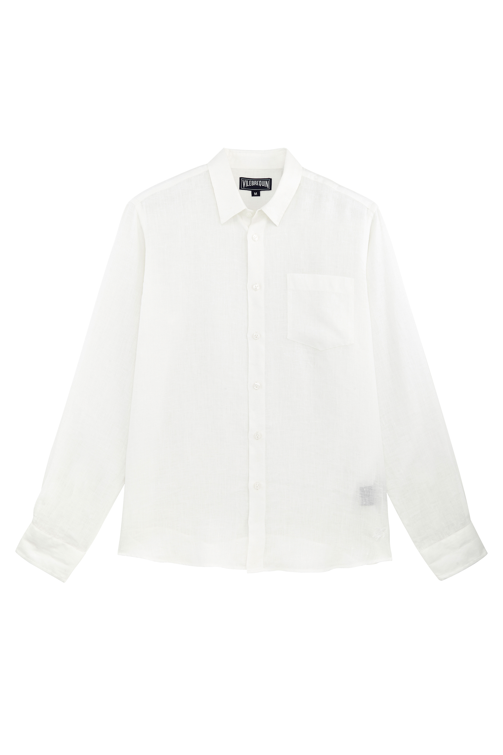 Heren overhemd lm casual wit