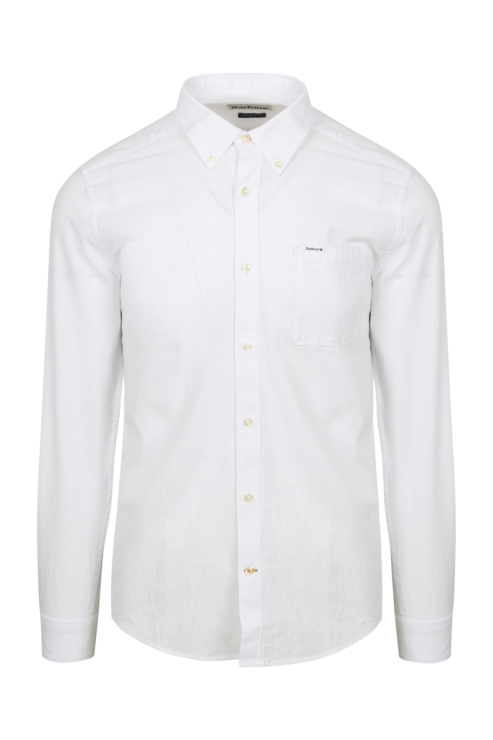 Heren overhemd lm dressual wit