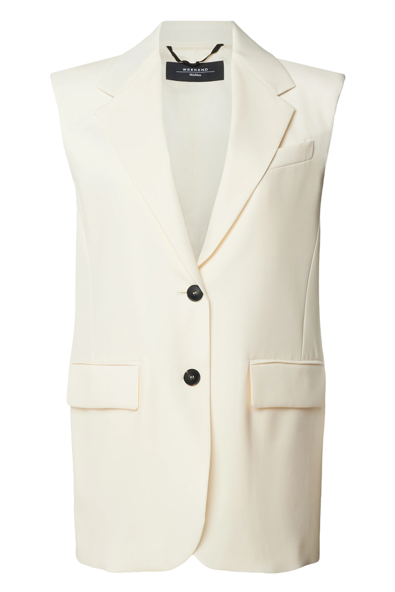 Dames gilet ecru