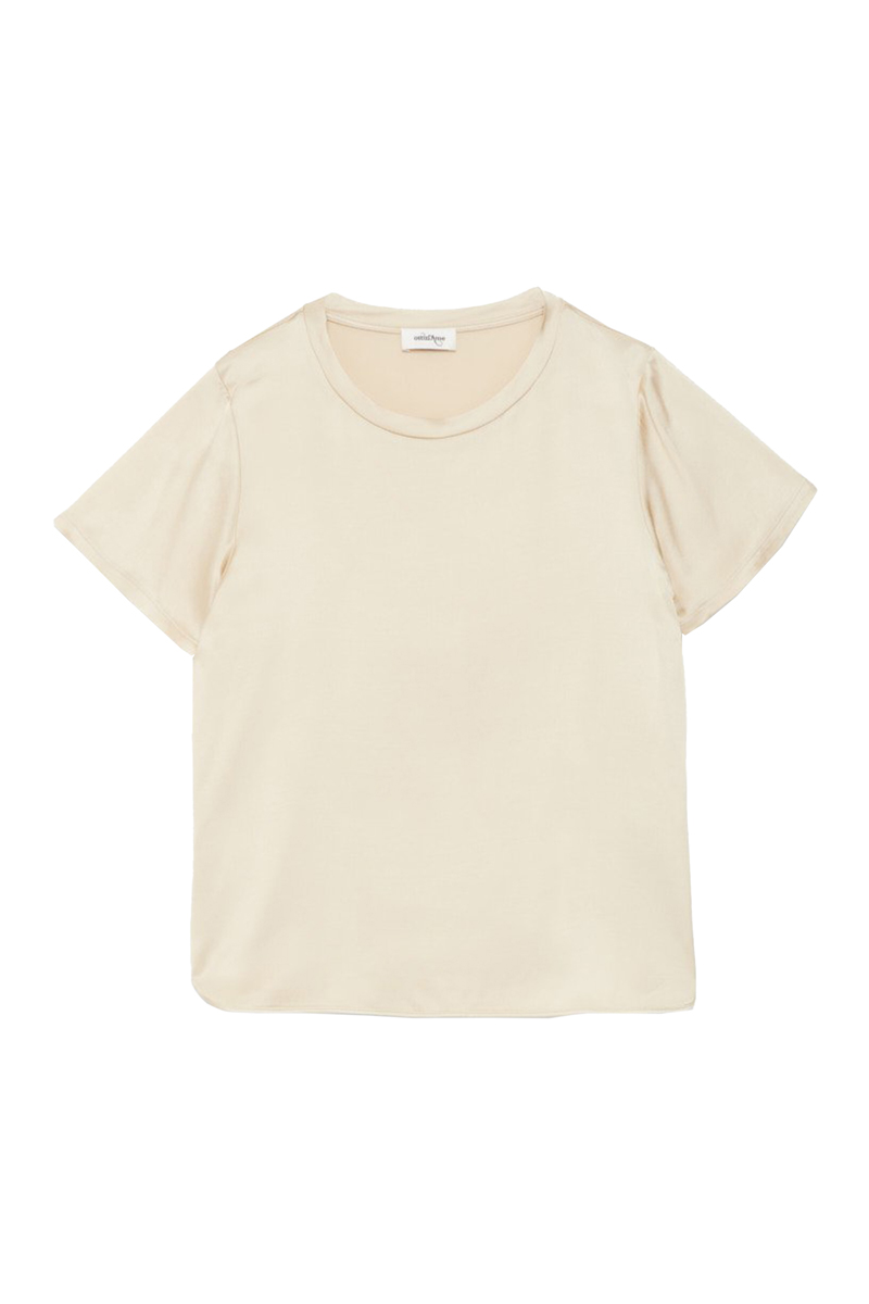 Dames blouse lange mouw ecru