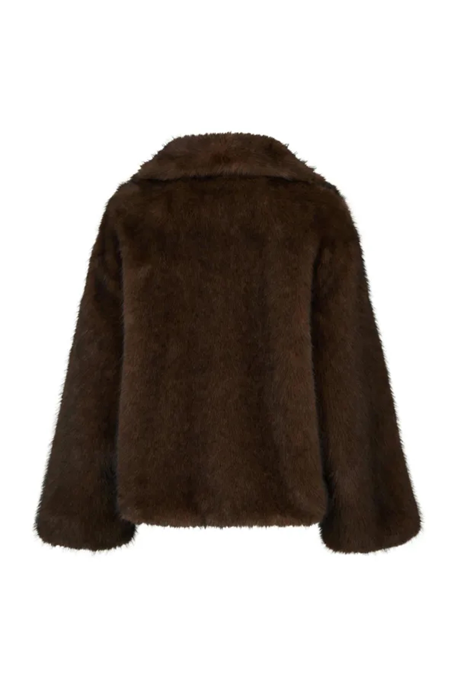 Dames jas bruin