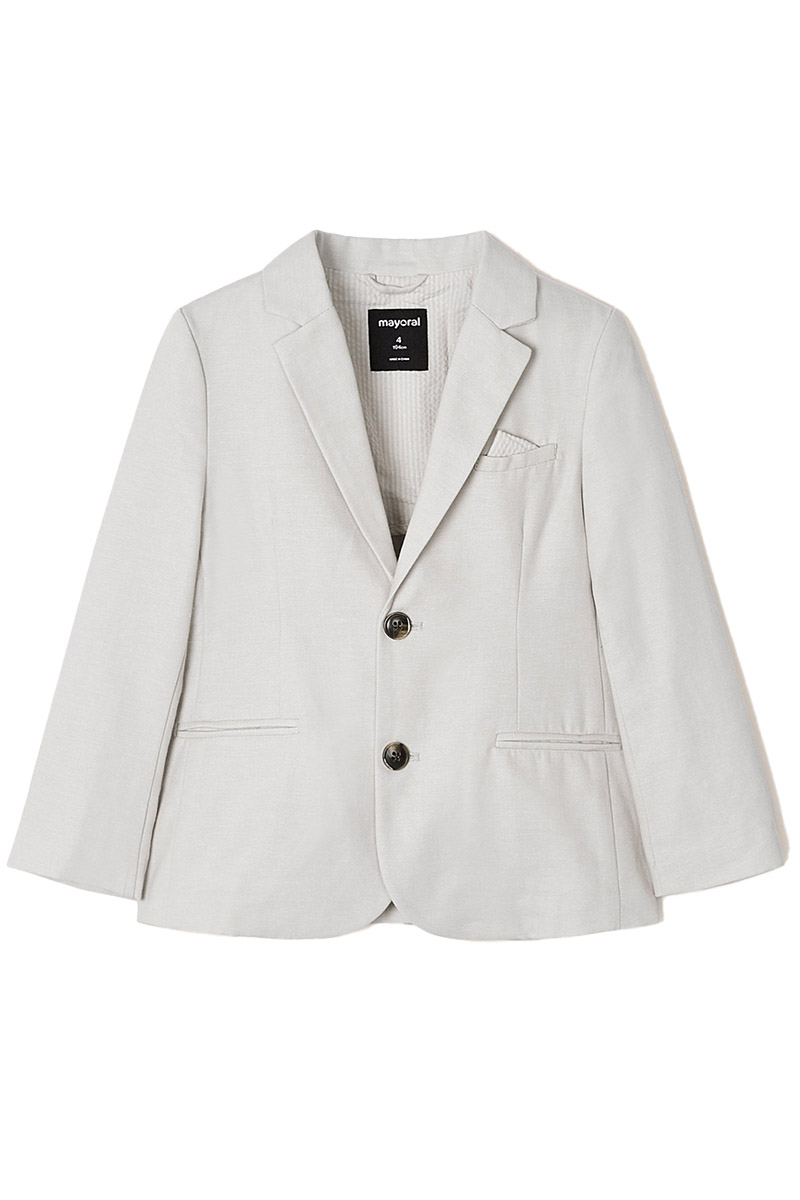 Mayoral tailored linen jacket Bruin/Beige-1 1