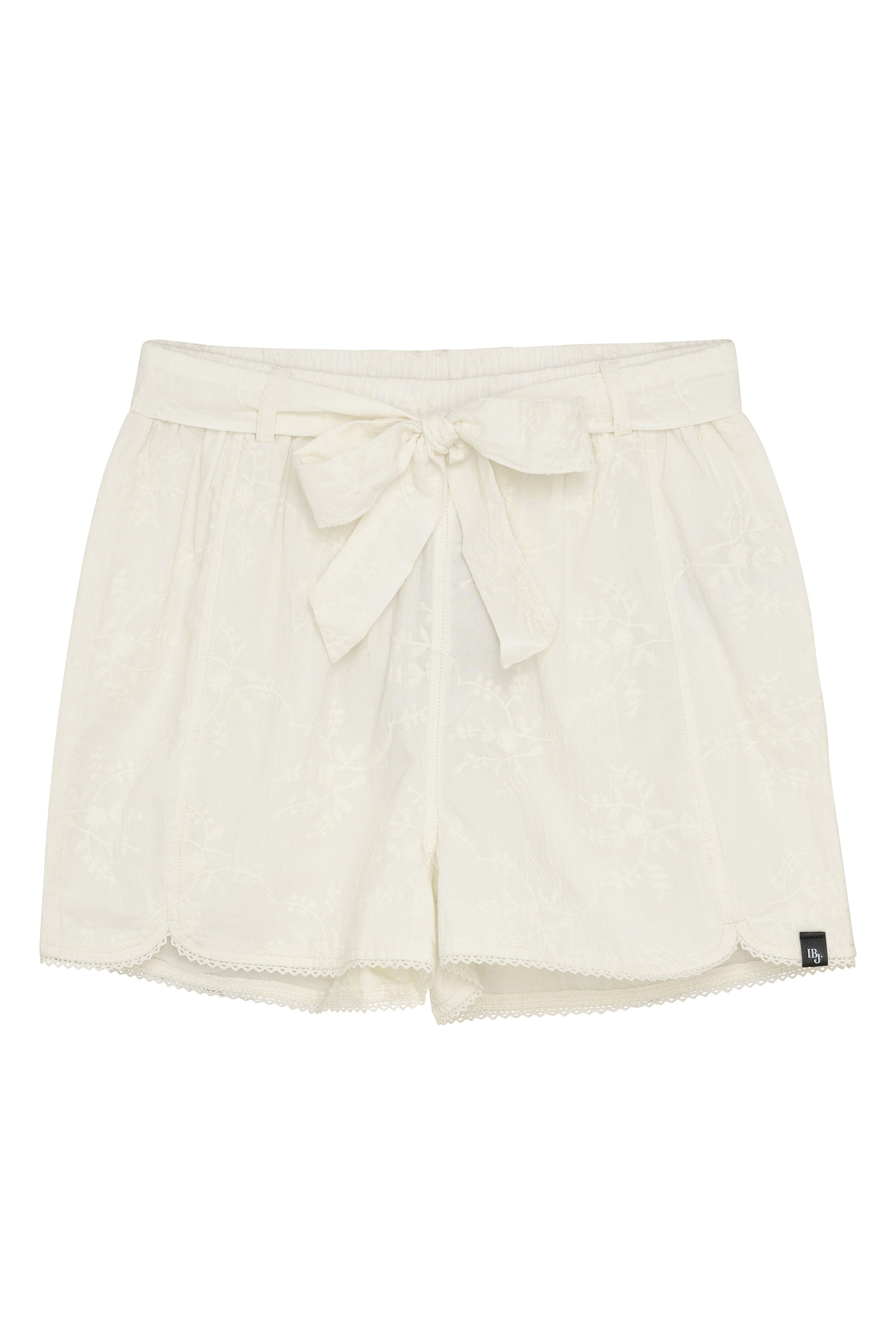 Meisjes short wit