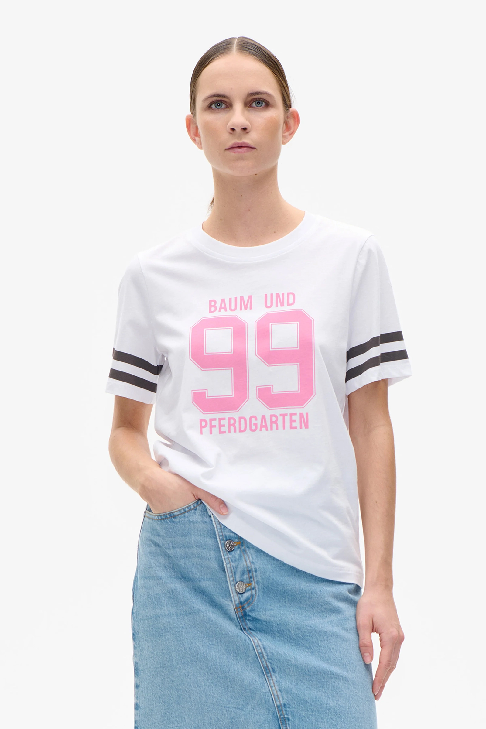 Dames t-shirt korte mouw wit
