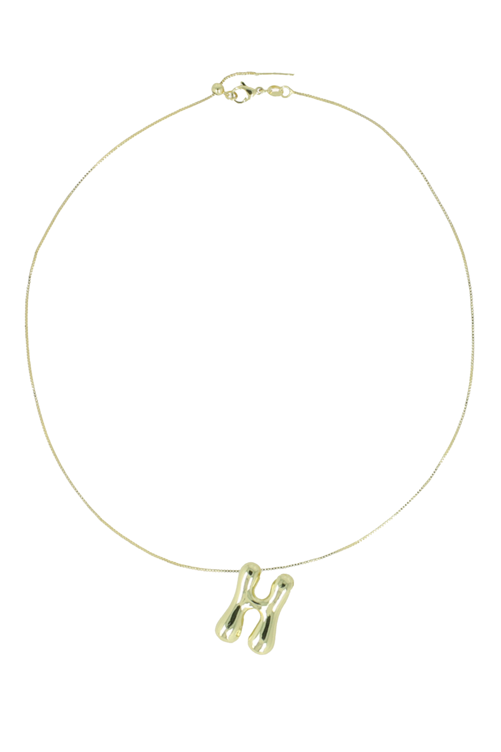 Lott Gioielli Cartoon Letter H Goud-1 1