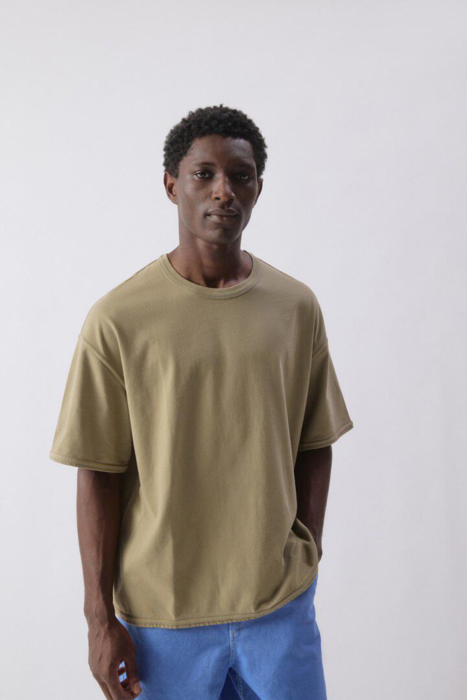 Heren t-shirt kortemouw groen