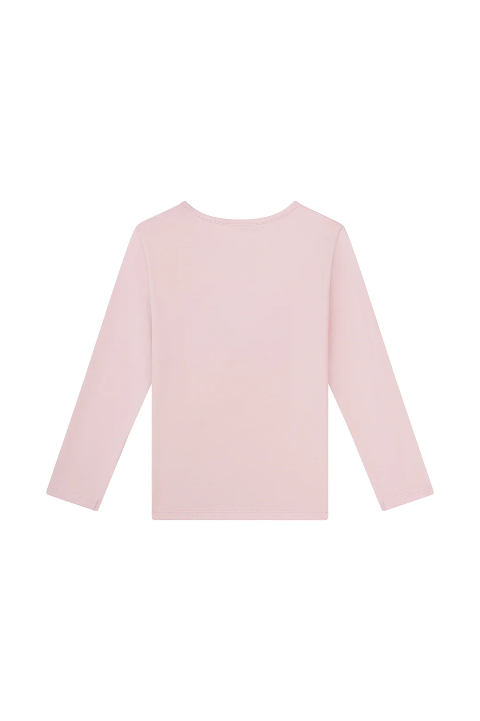 Meisjes t-shirt lange mouw rose