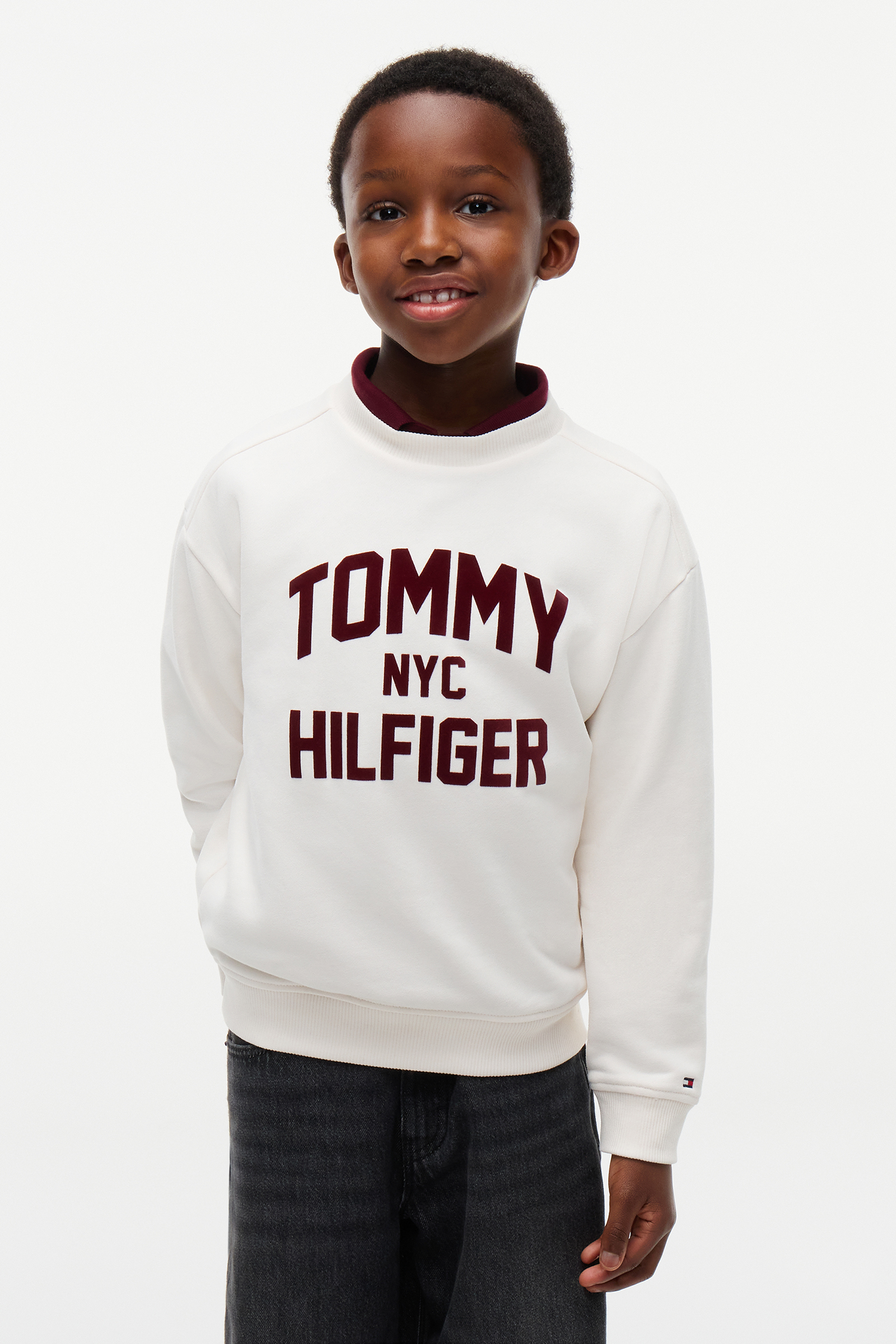 Jongens sweater ecru