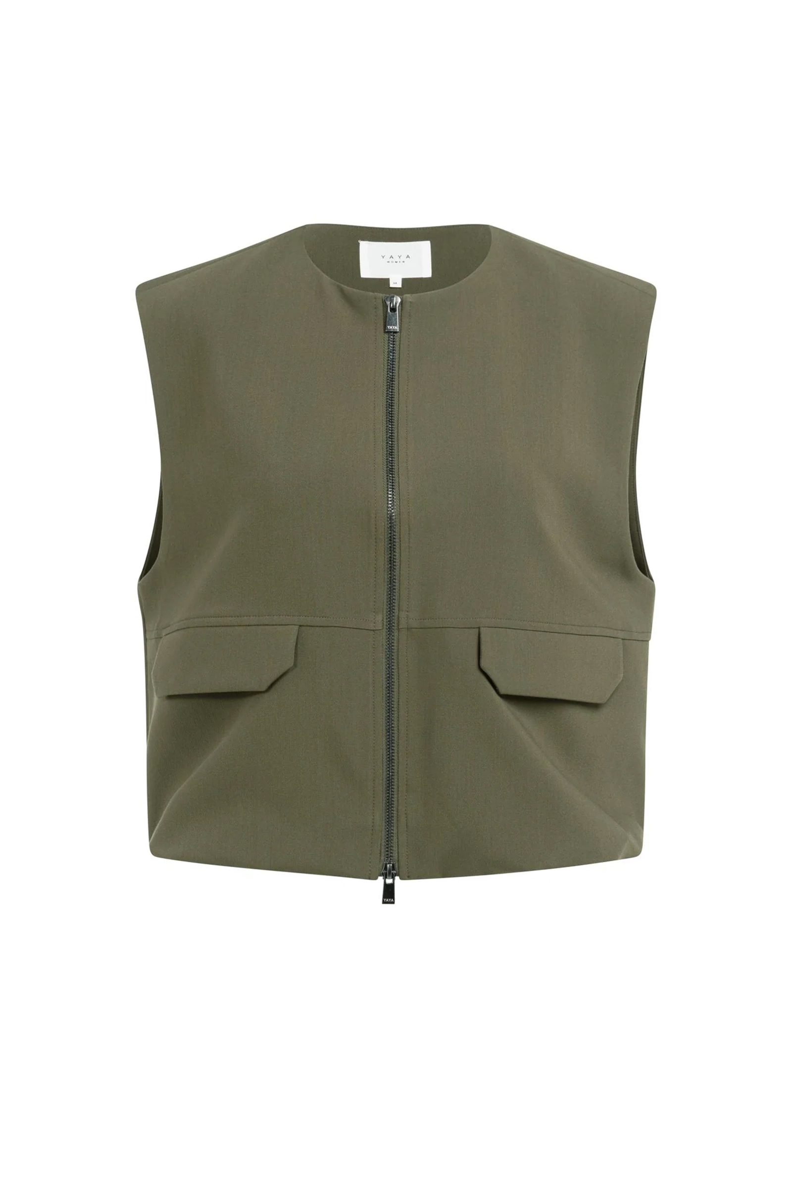 Dames jas groen