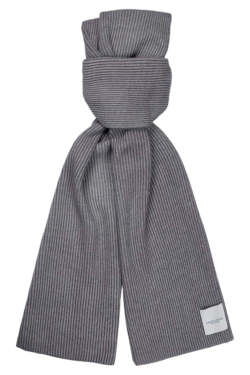 Profuomo SCARF WOOL NYLON GREY Grey 1