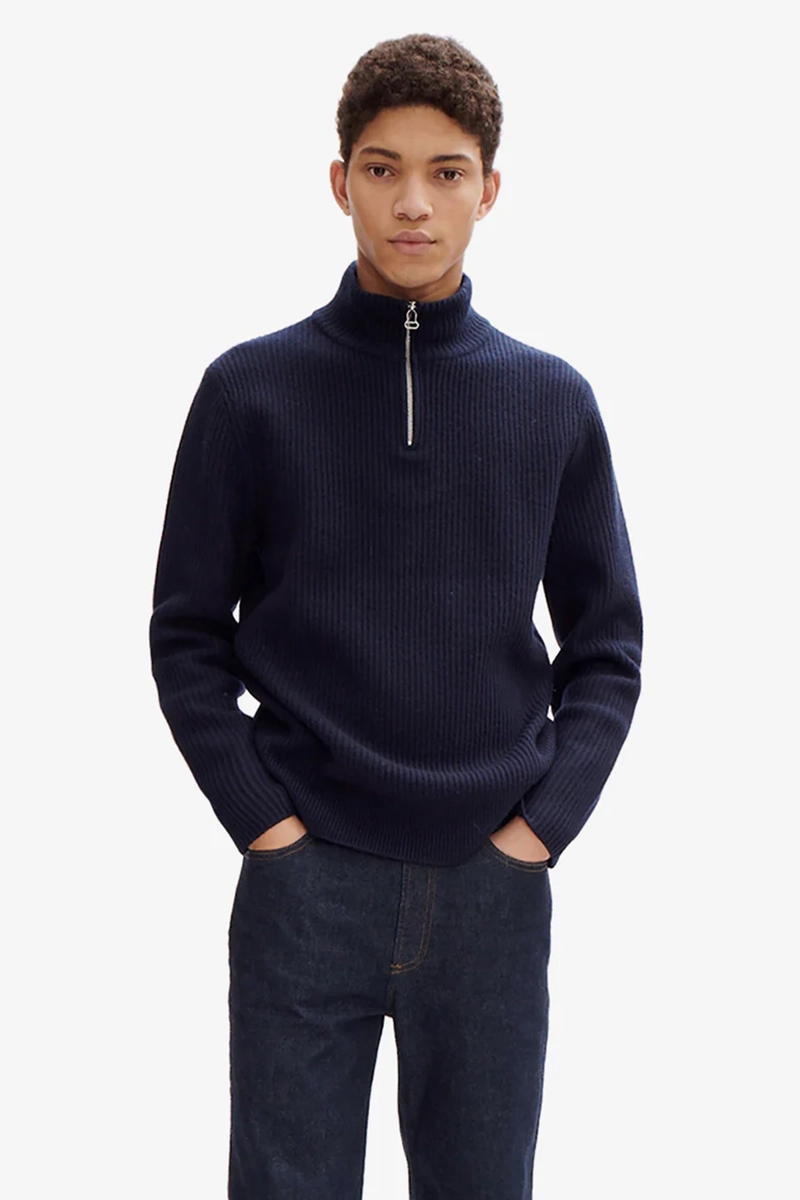 Heren trui blauw