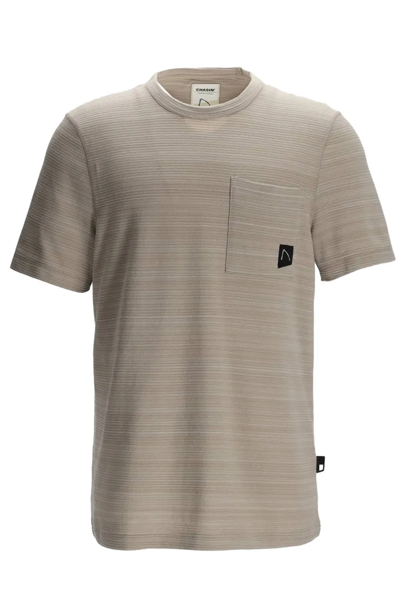 Chasin' T-SHIRT SS r-neck TAUPE 1