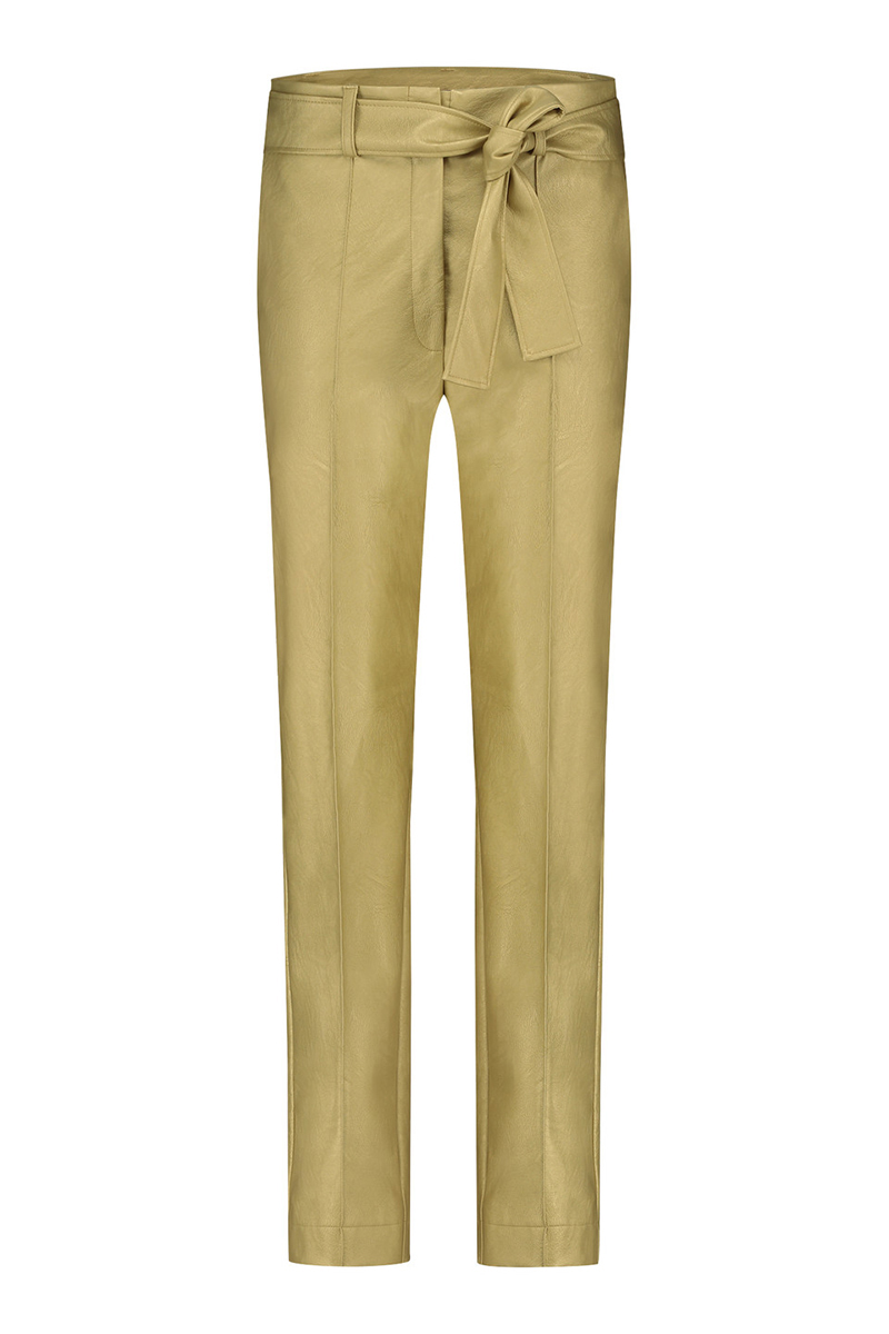 Studio Anneloes Mita faux leather trousers Goud-1 1