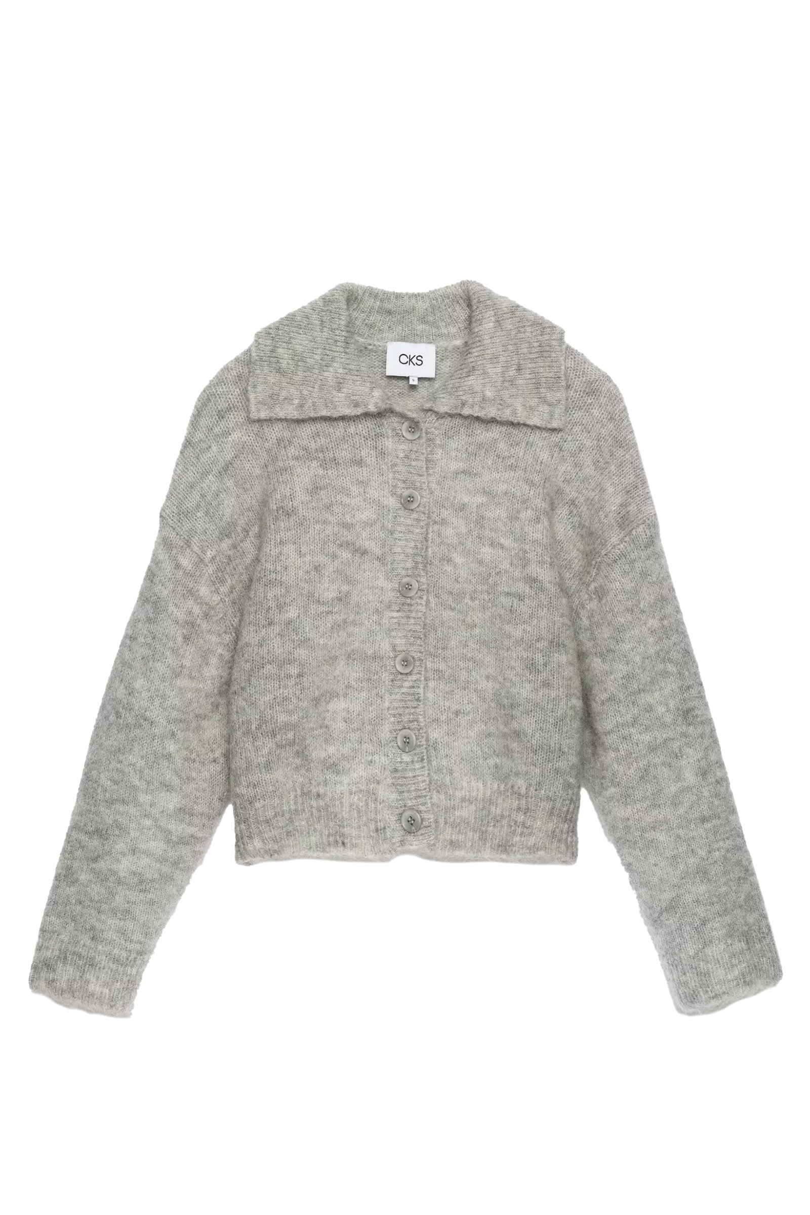 Dames vest grijs