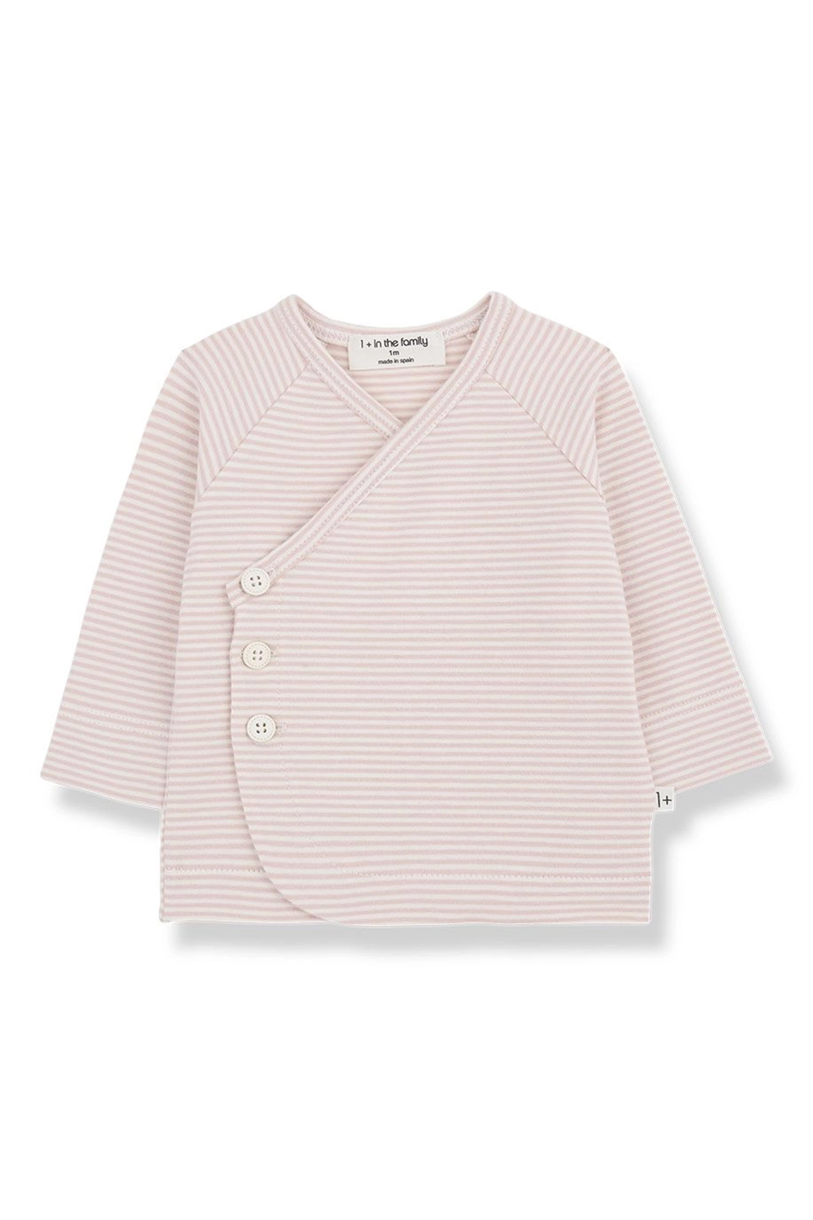 Baby t-shirt lange mouw rose