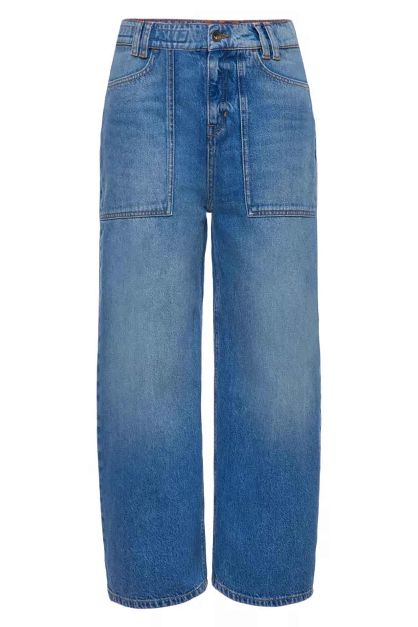 Dames broek blauw