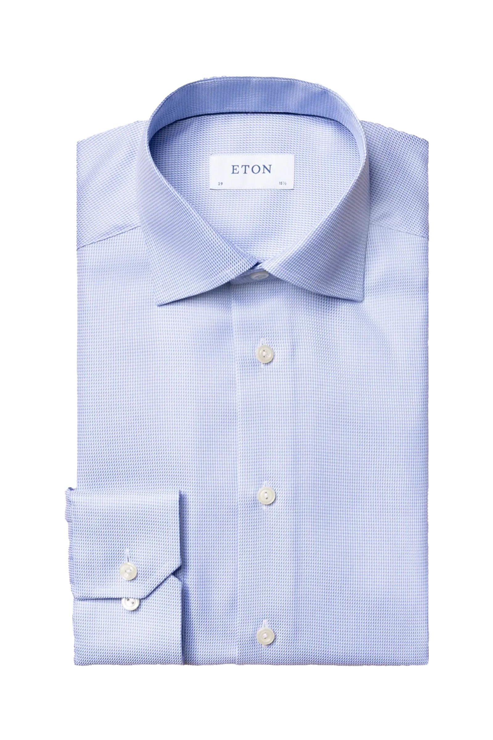 Heren overhemd lm dressual blauw