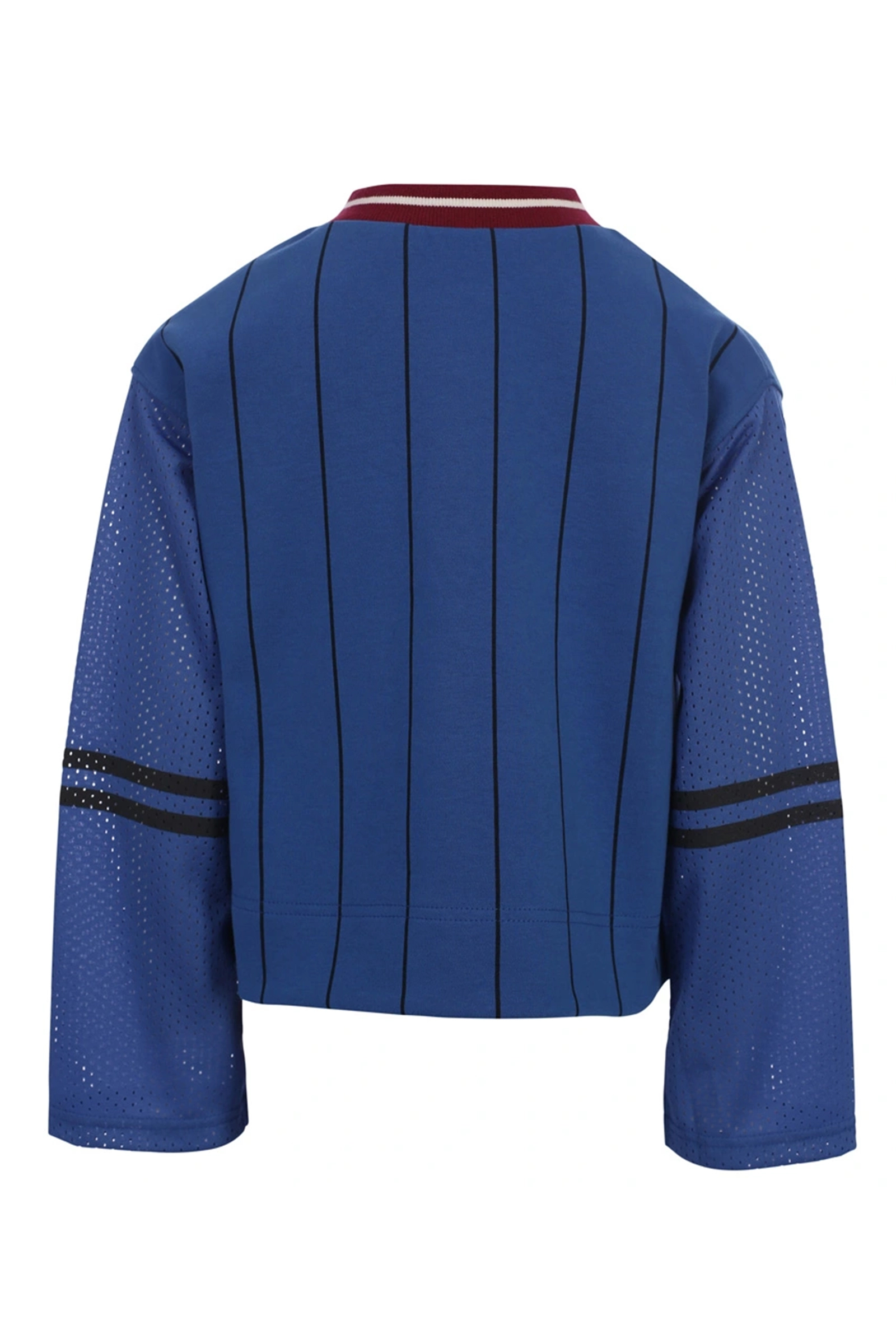 Meisjes t-shirt lange mouw blauw
