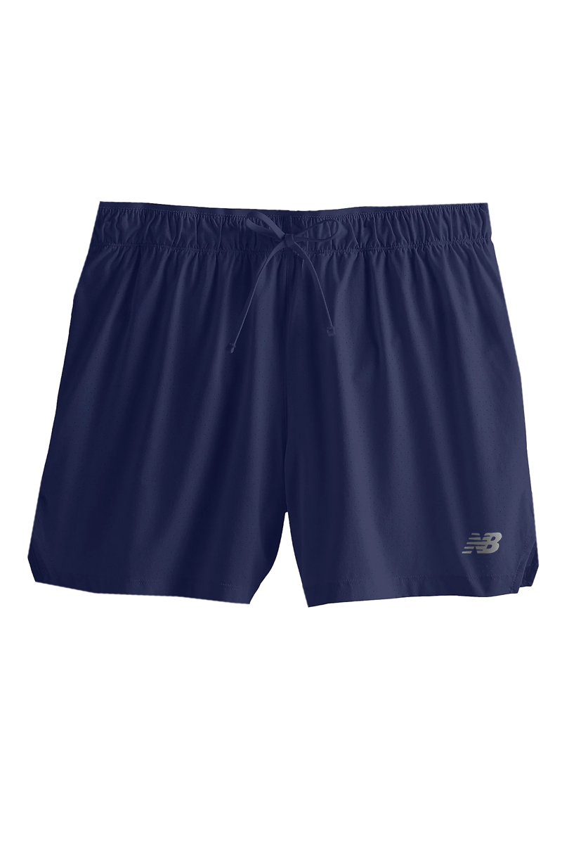 Running heren short blauw