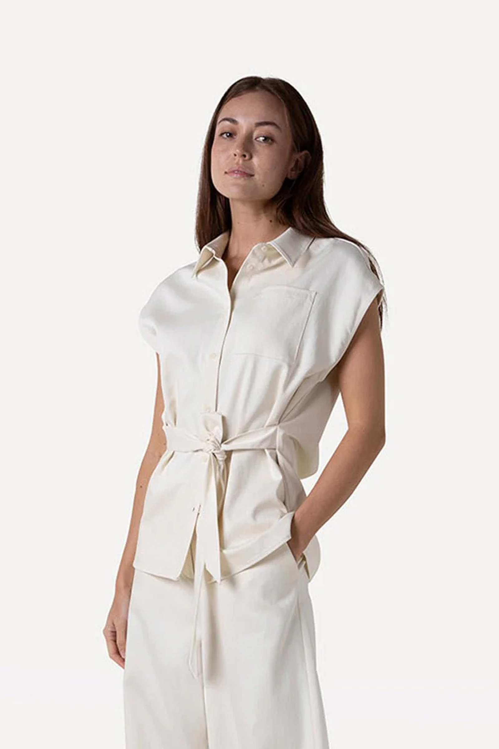 Another Label Liliam shirt Ecru-1 2