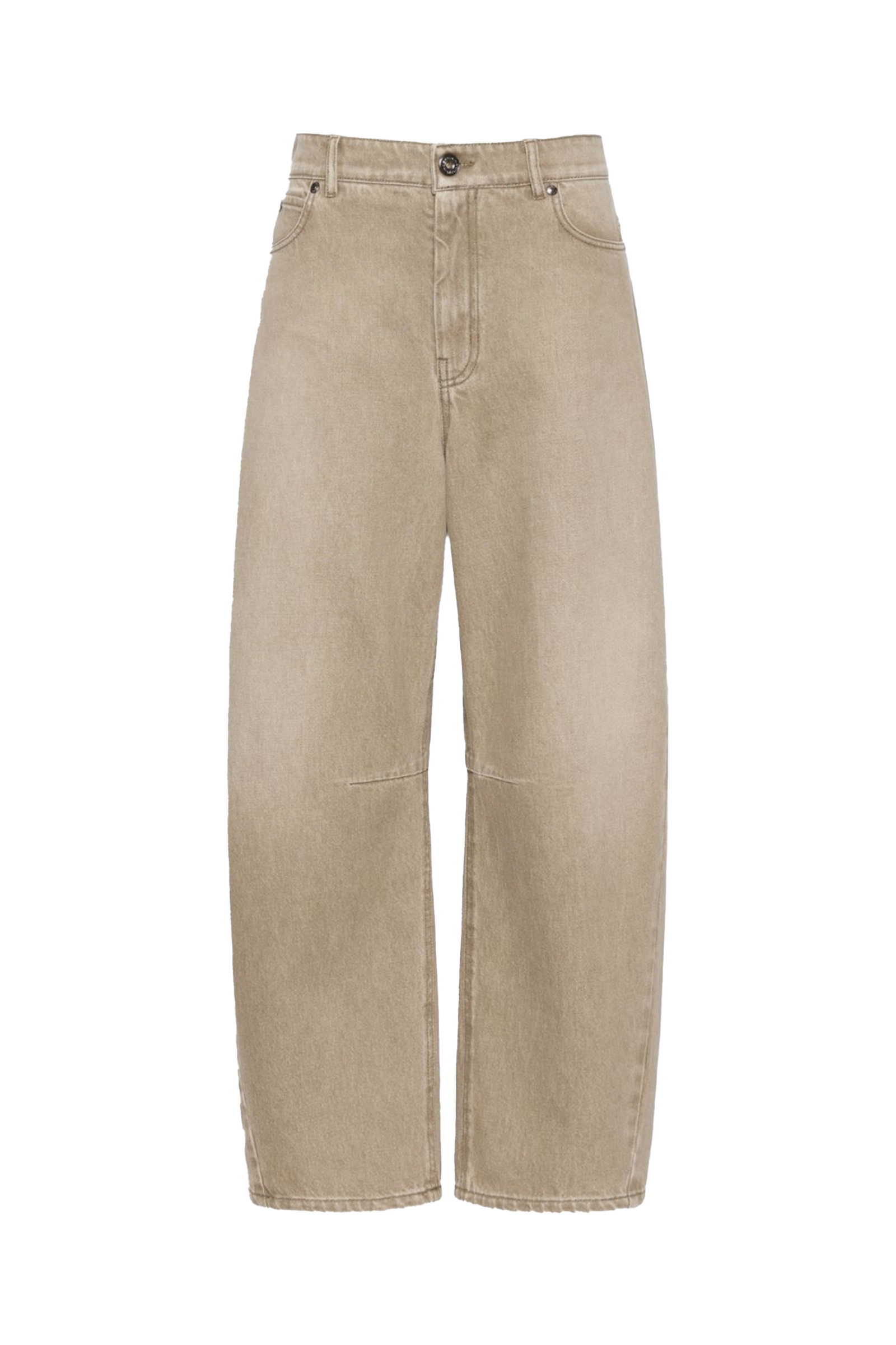 Dames jeans bruin
