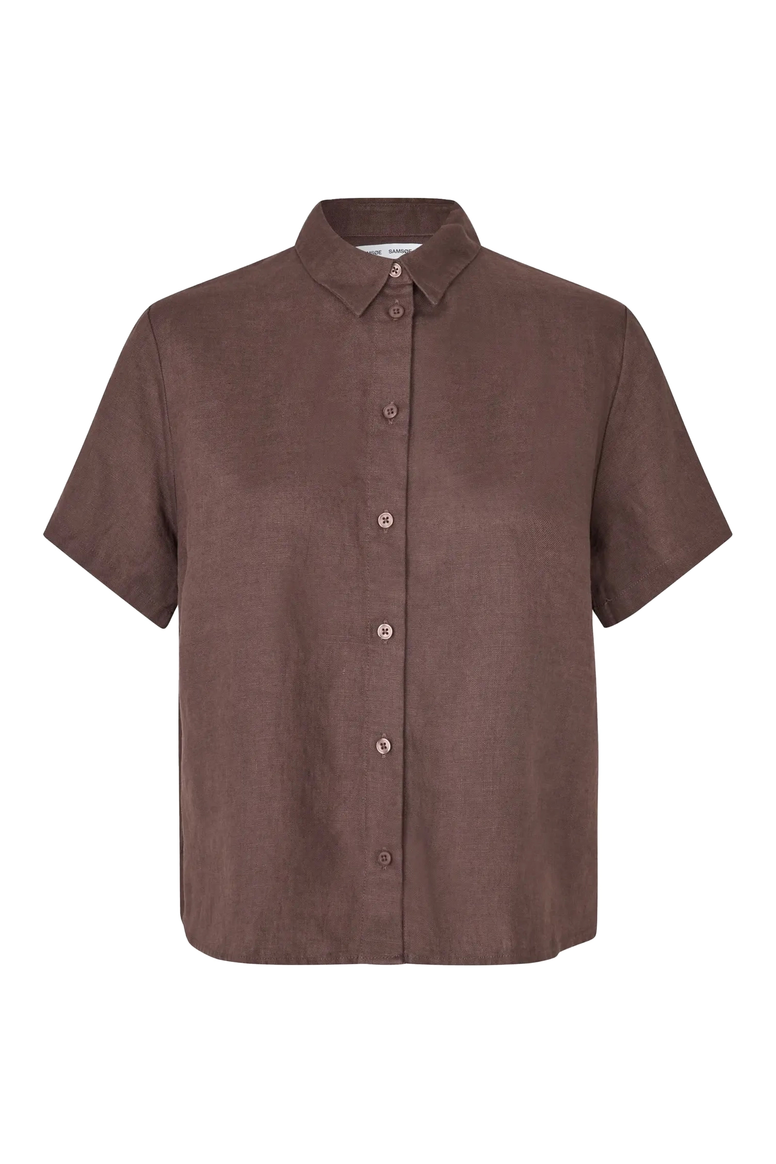 Samsøe Samsøe Mina shirt bruin/beige-1 1