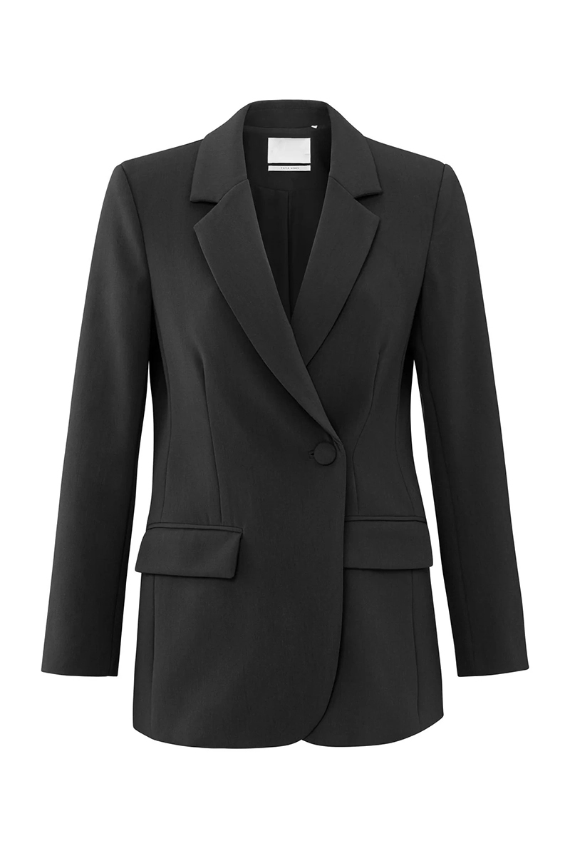 Dames blazer zwart