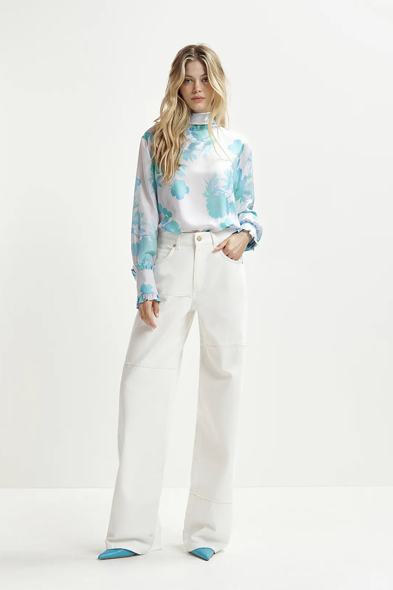 Dames jeans ecru