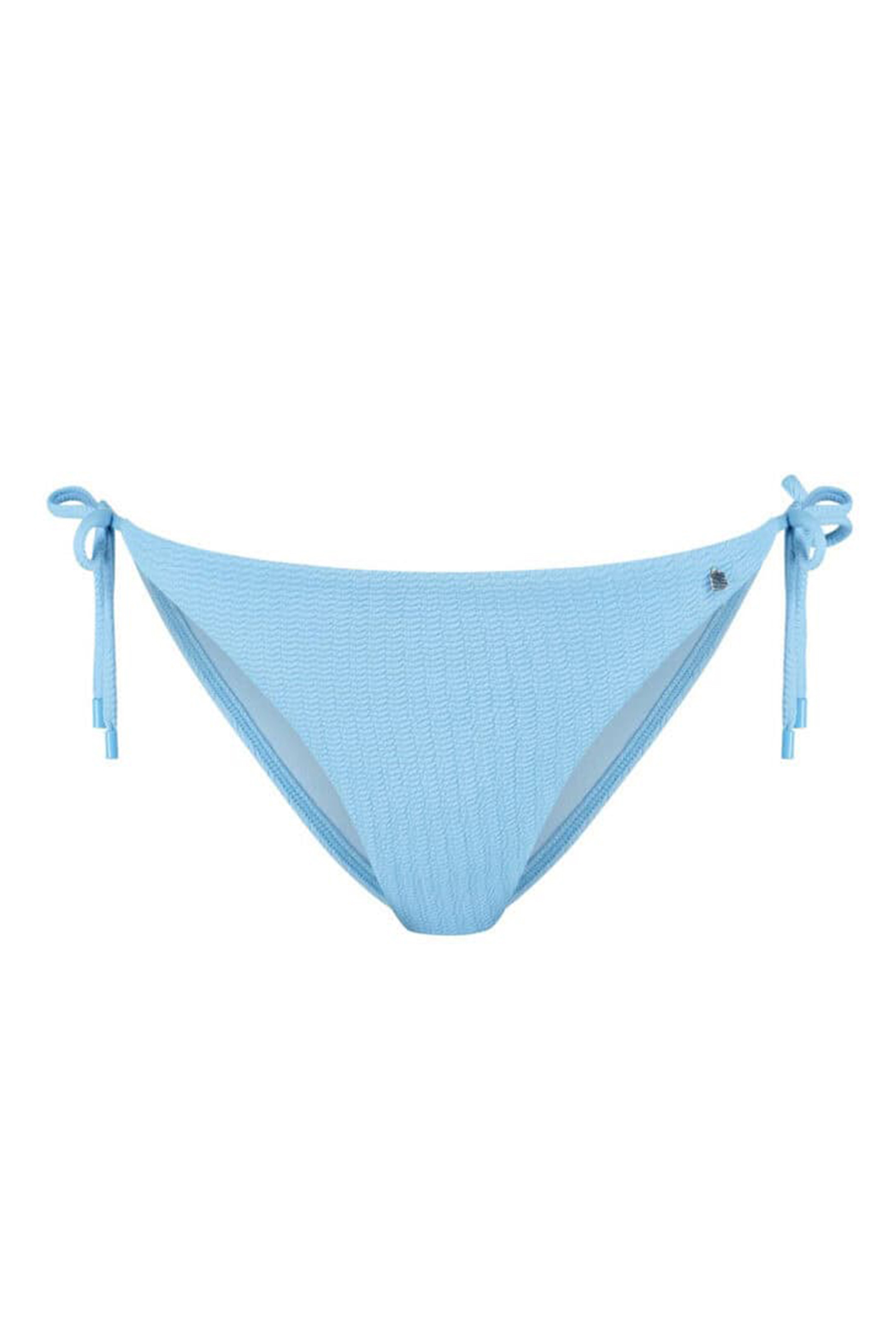 Bad/beach dames bikini slip blauw