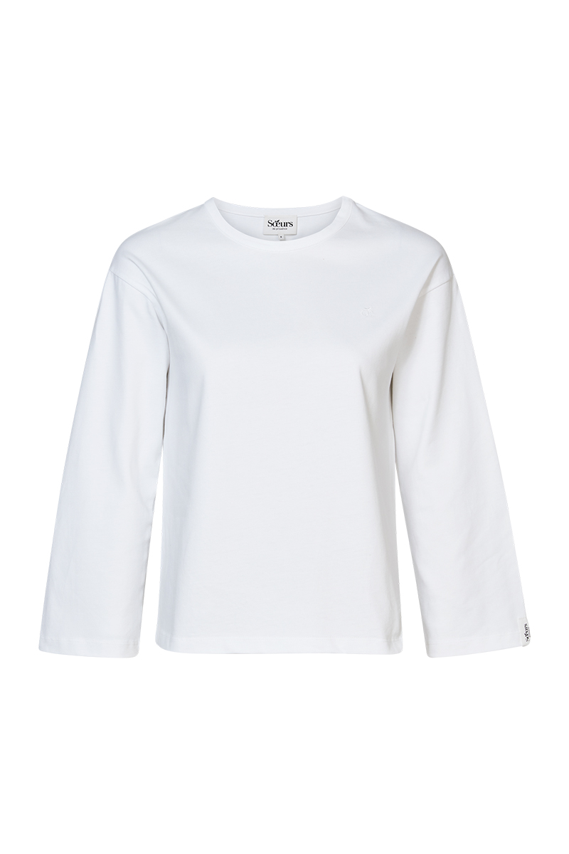 Soeurs de Provence Dames t-shirt lange mouw Wit-1 1