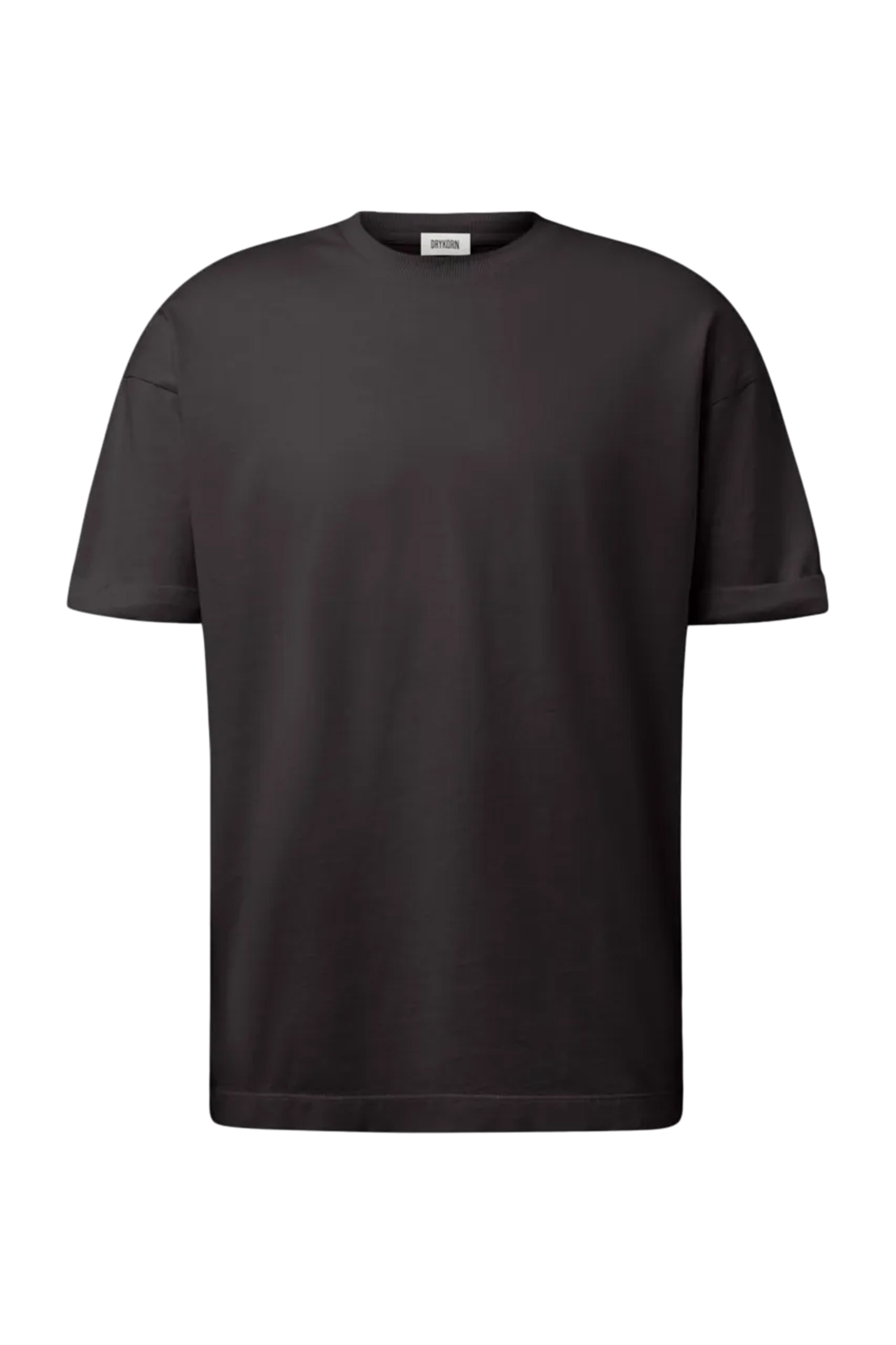 Heren t-shirt kortemouw bruin