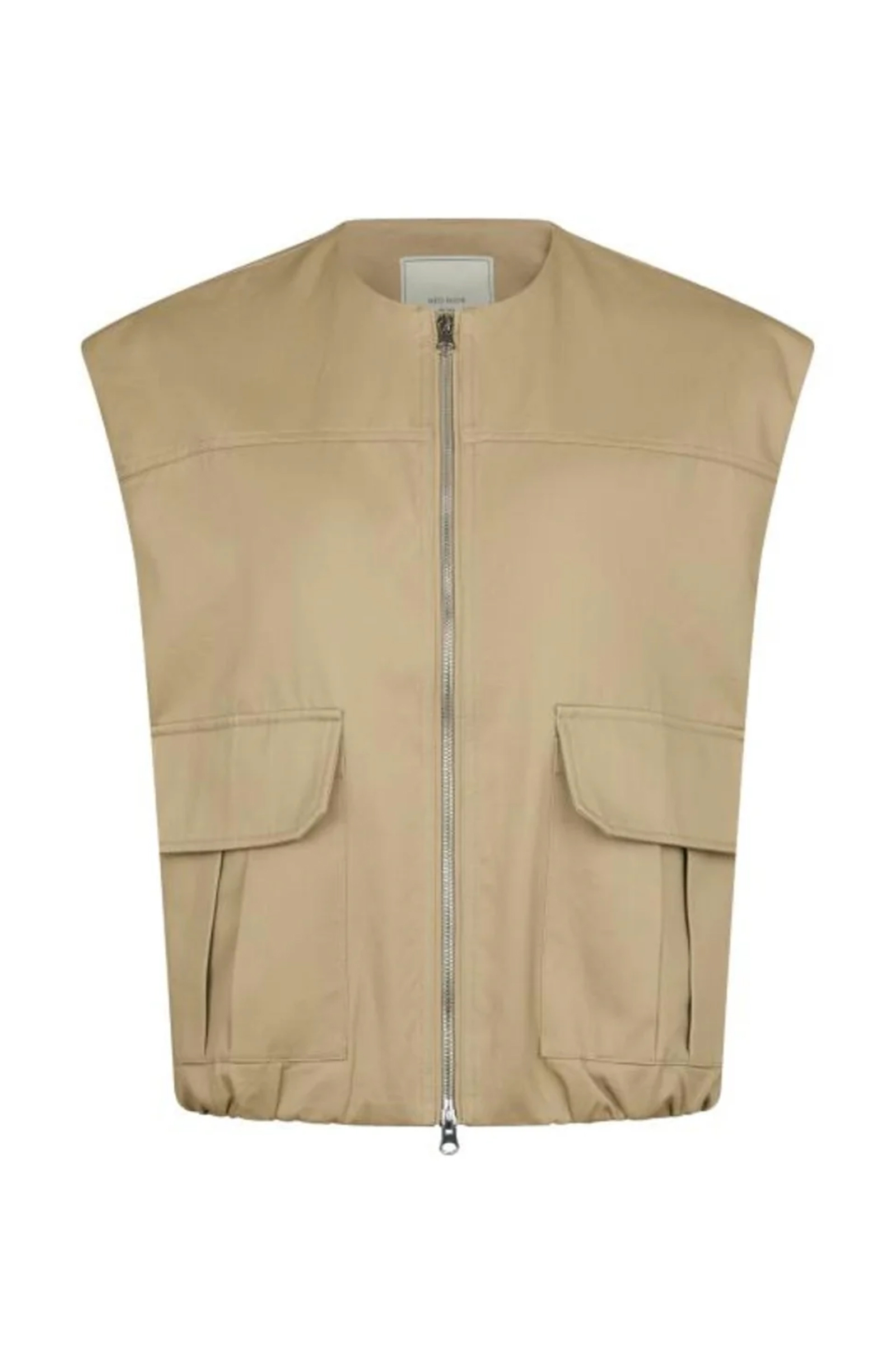 Dames vest bruin