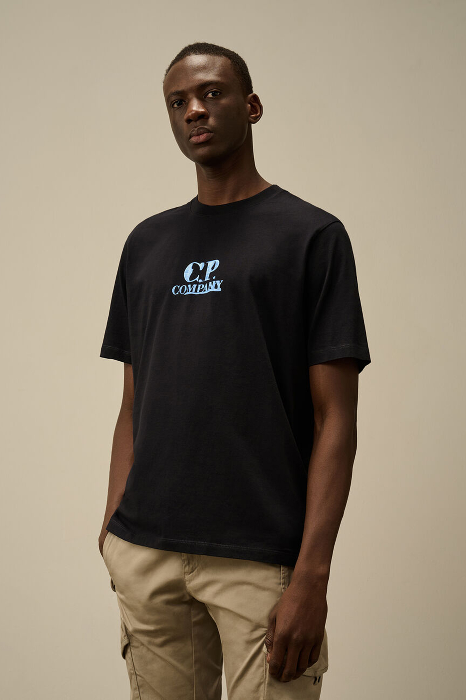 Heren t-shirt kortemouw blauw