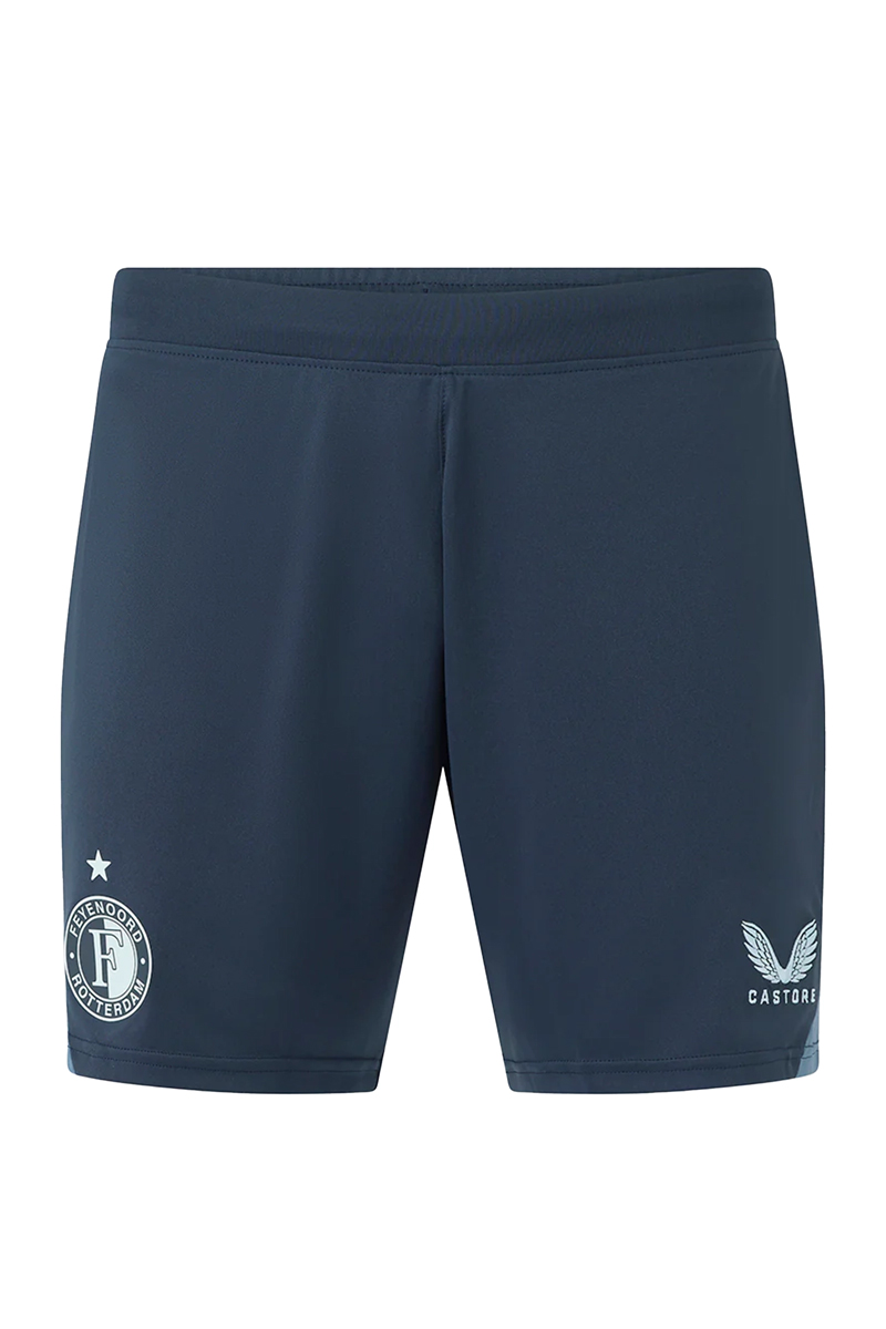 Voetbal jongens short replica blauw
