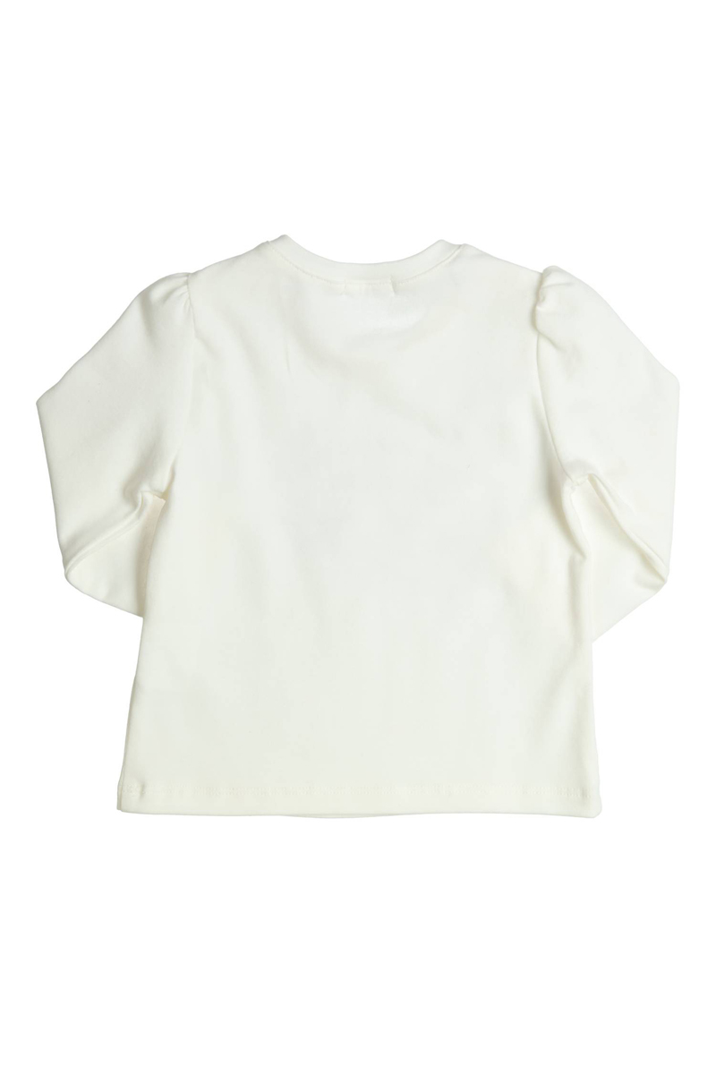 Baby t-shirt lange mouw wit