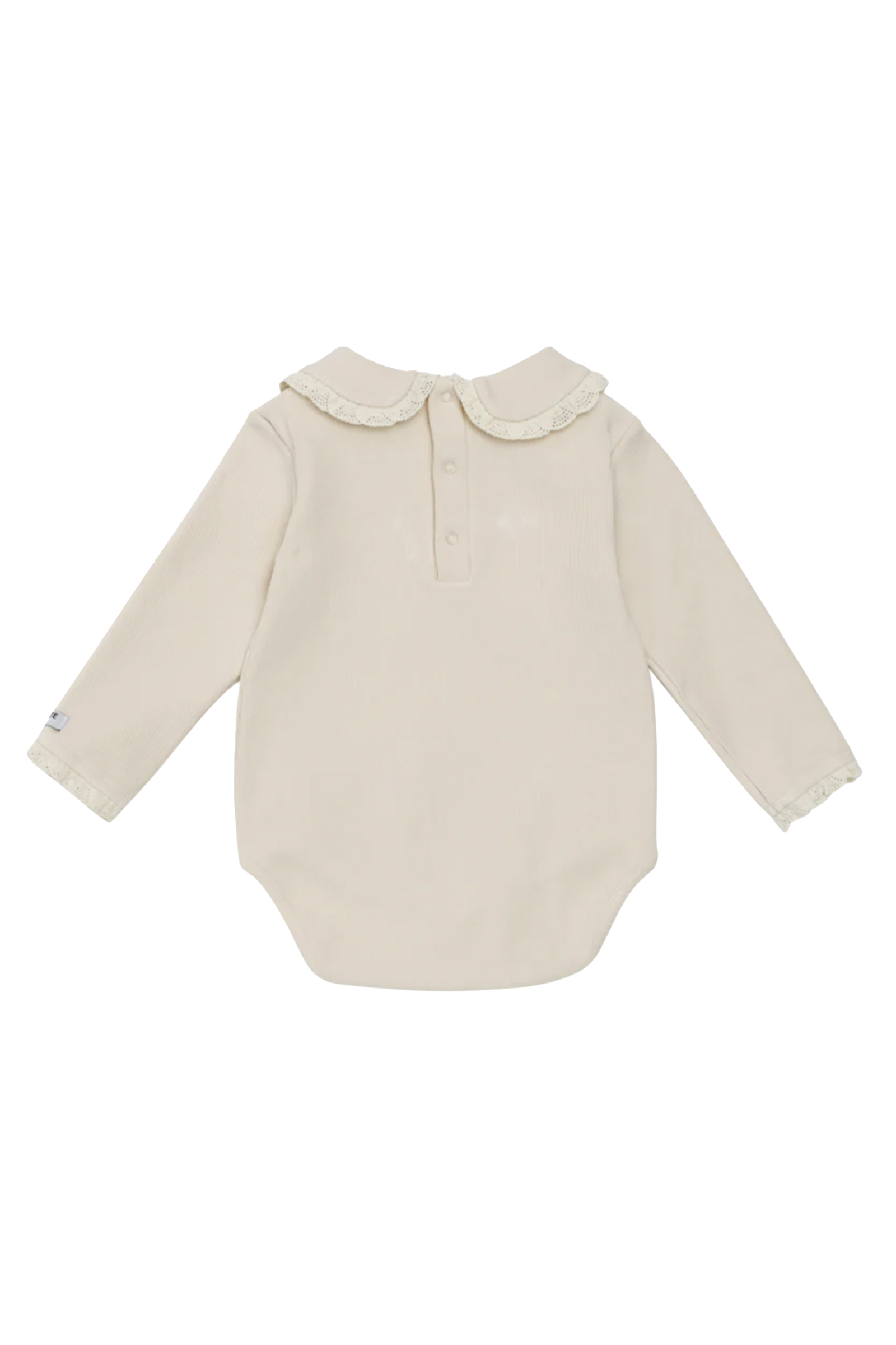 Baby romper lange mouw rose