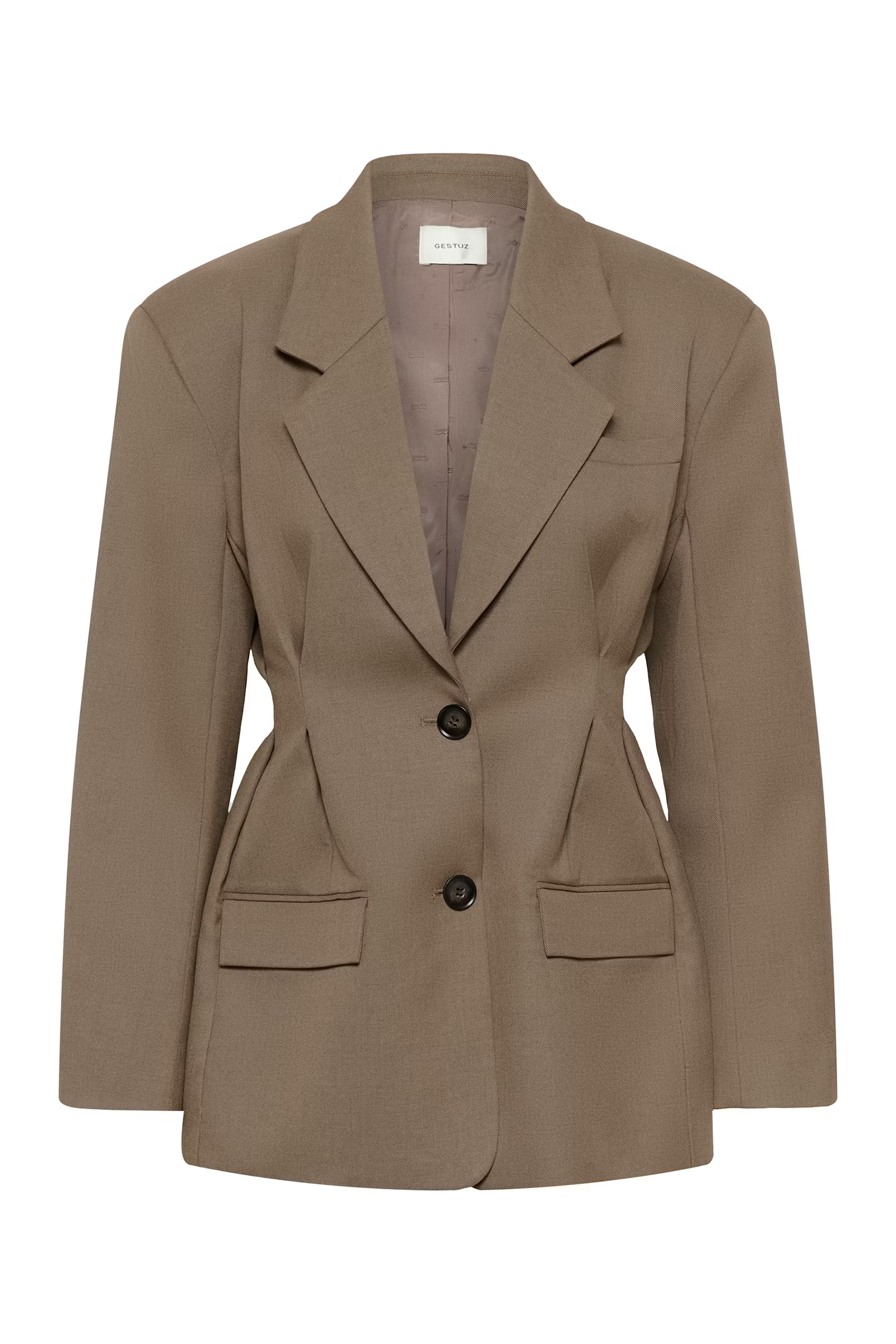 Dames blazer bruin