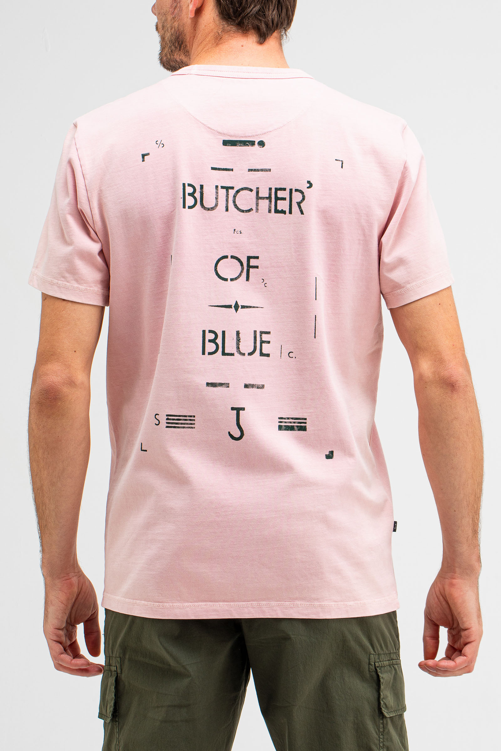 Butcher of Blue Army Stencil Tee Rood-1 3