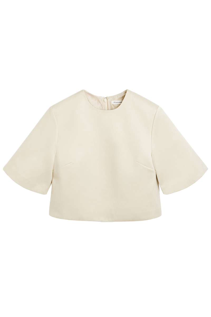 Dames top ecru