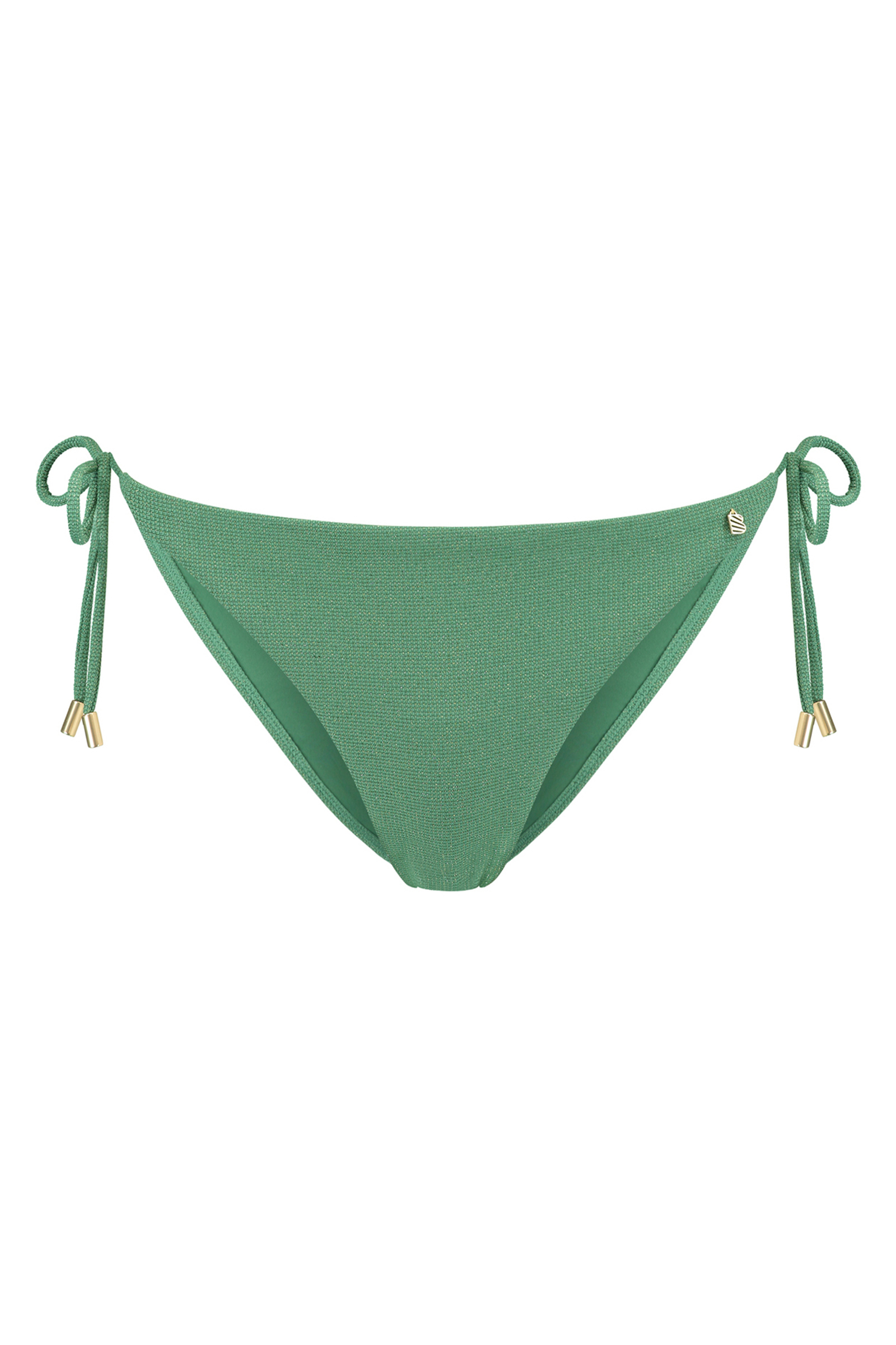 Bad/beach dames bikini slip groen