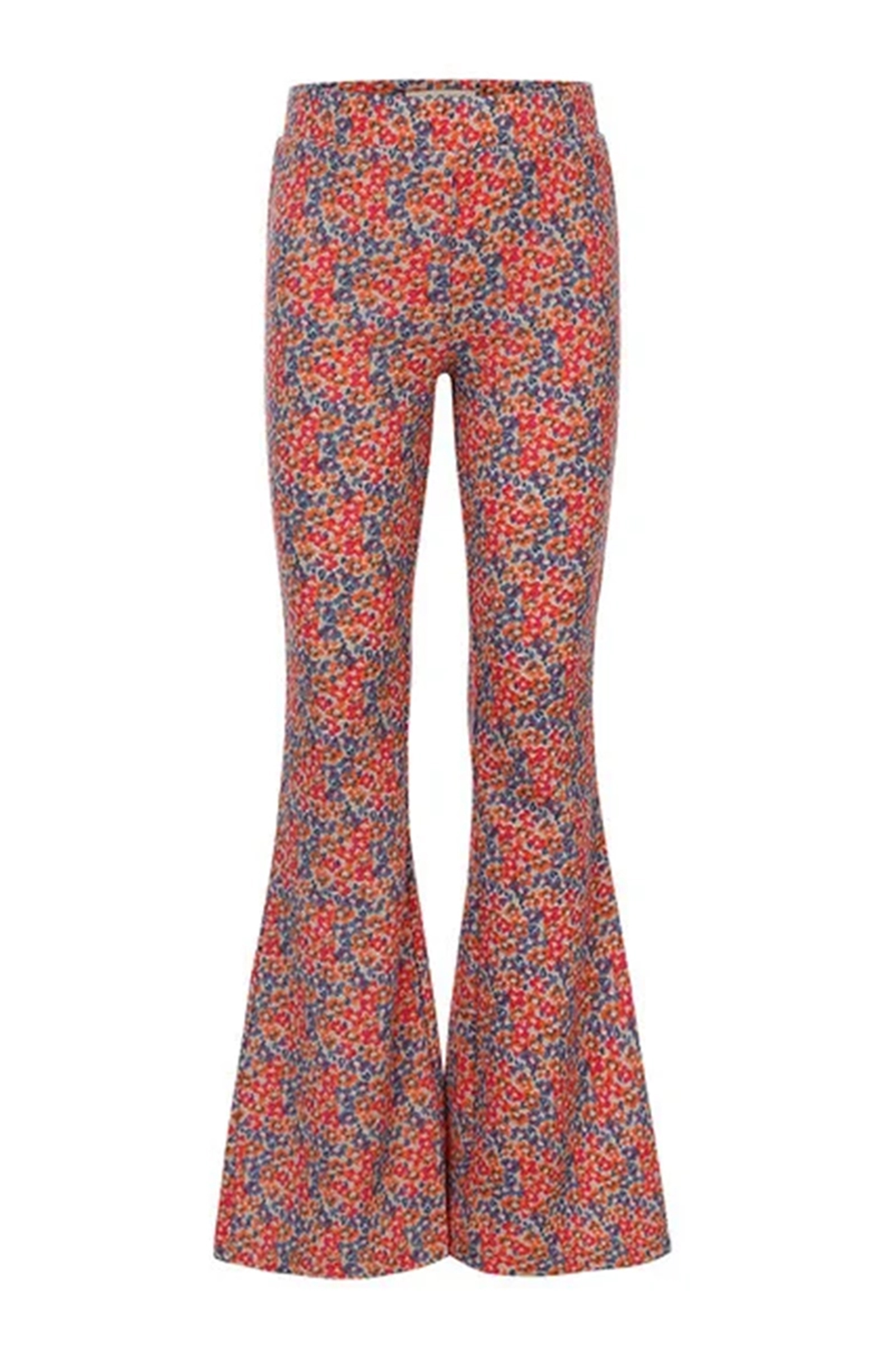 LOOXS LITTLE Little crinckle flare pants Oranje-1 1