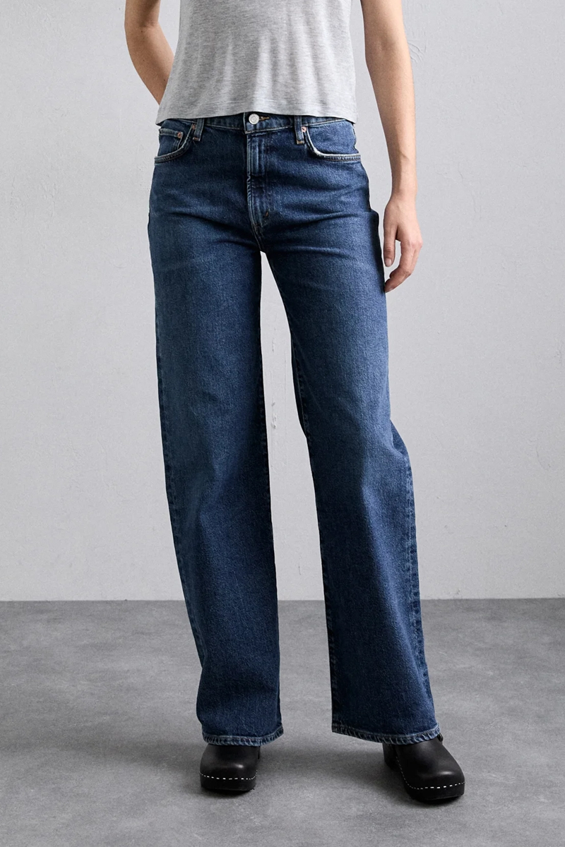 Dames jeans blauw