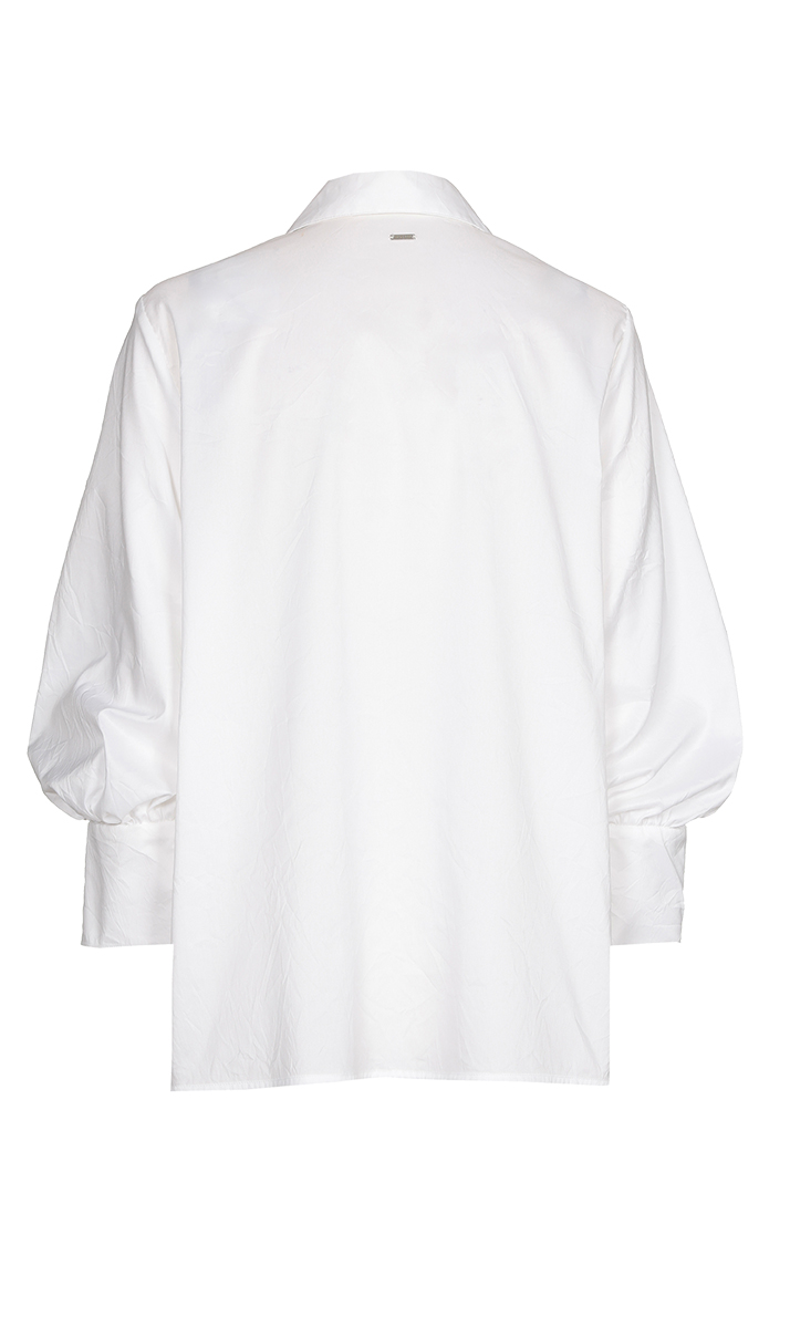 Dames blouse lange mouw ecru