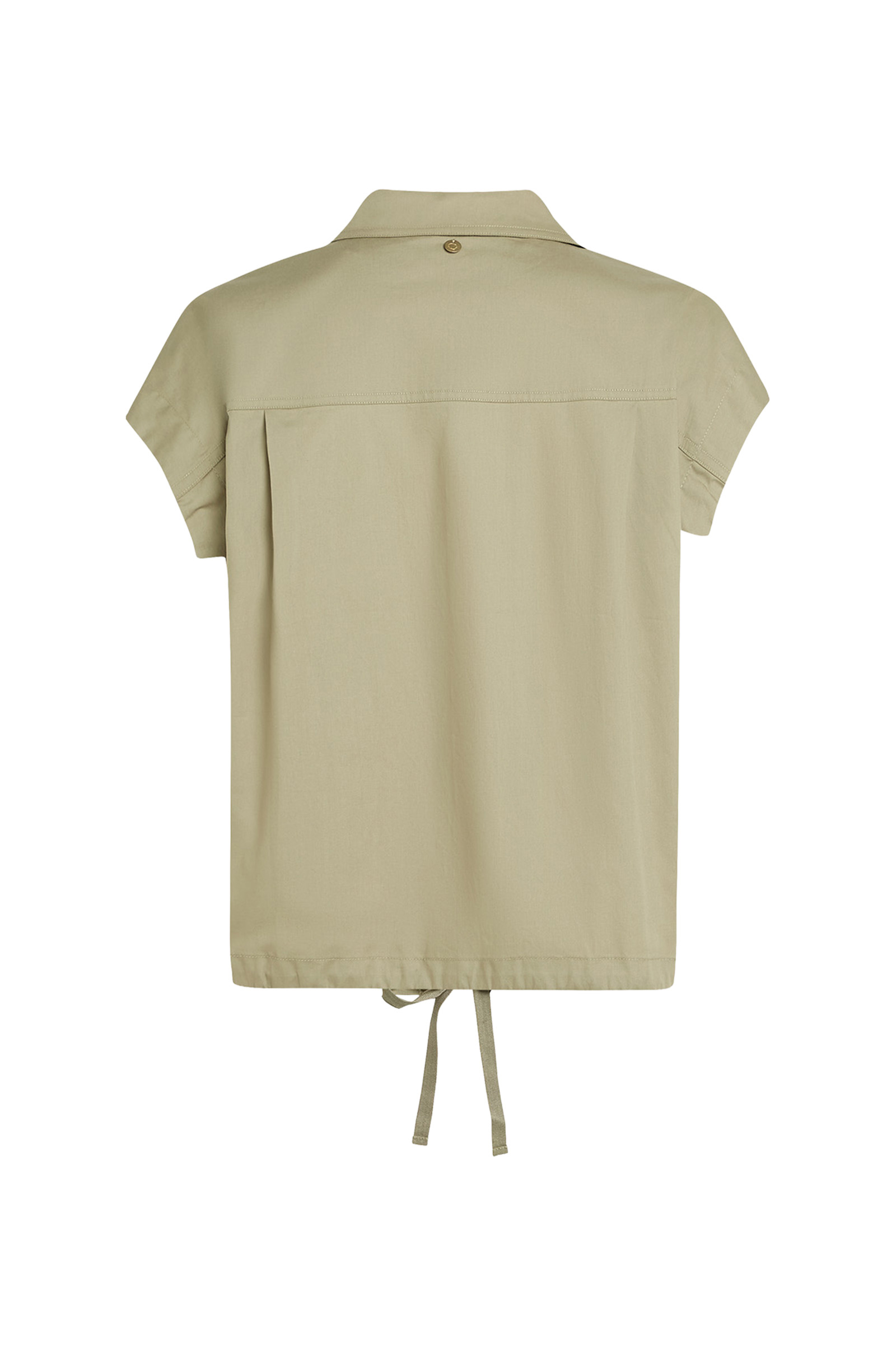 Dames blouse korte mouw groen