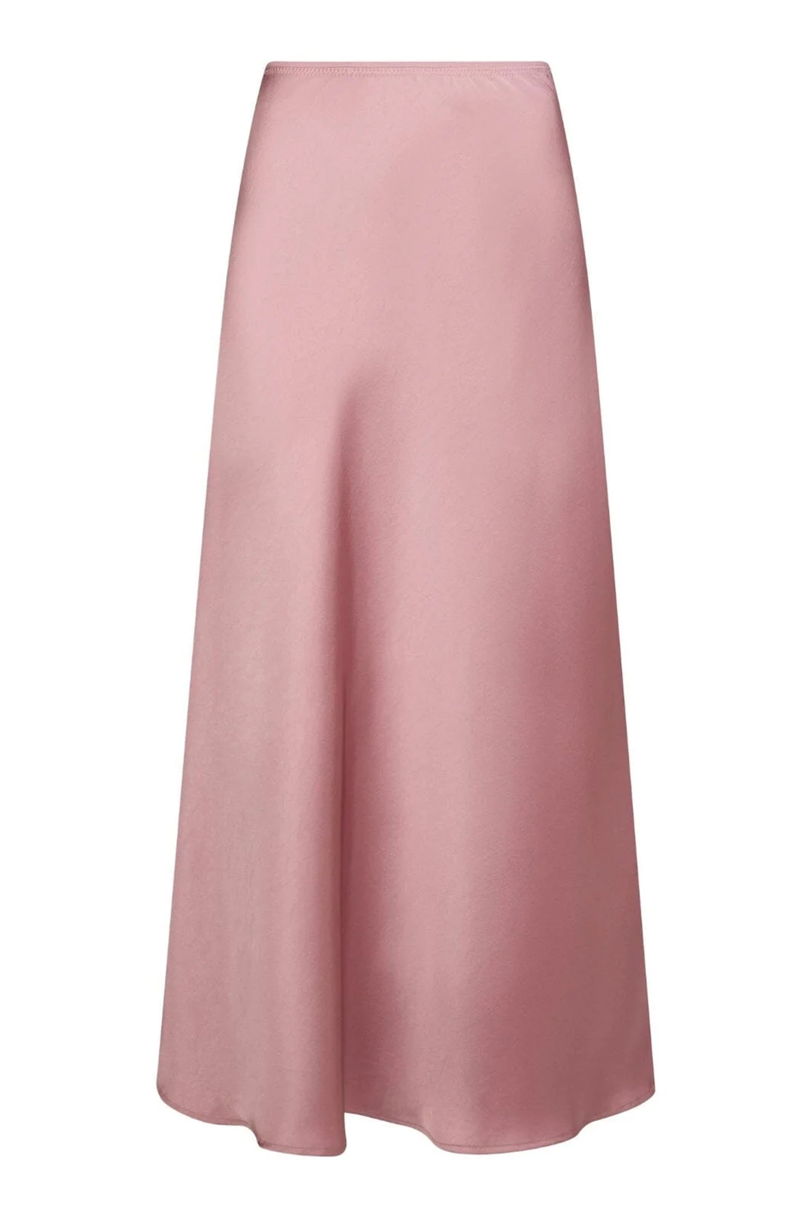 Neo Noir Vicky heavy sateen skirt Rose-1 1